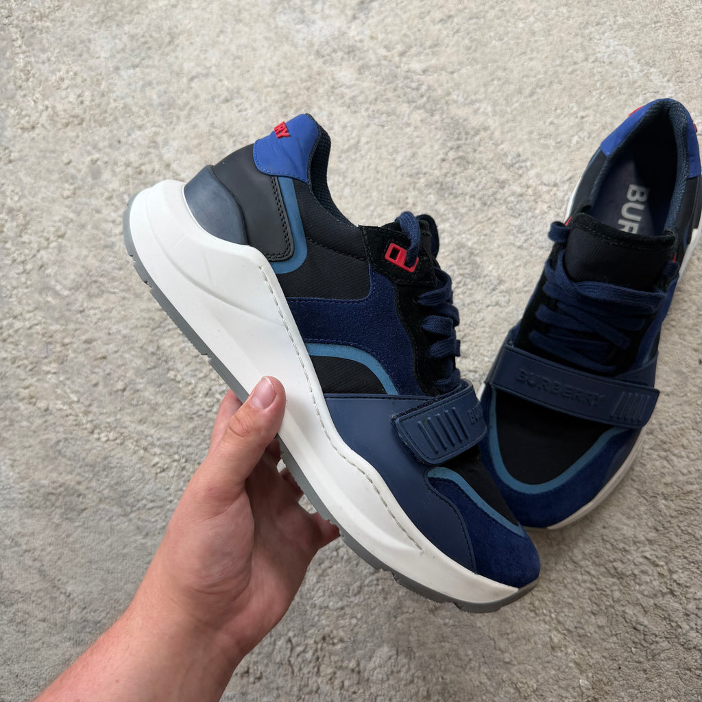 Burberry Blue Ramsey Trainer’s - 9.5UK