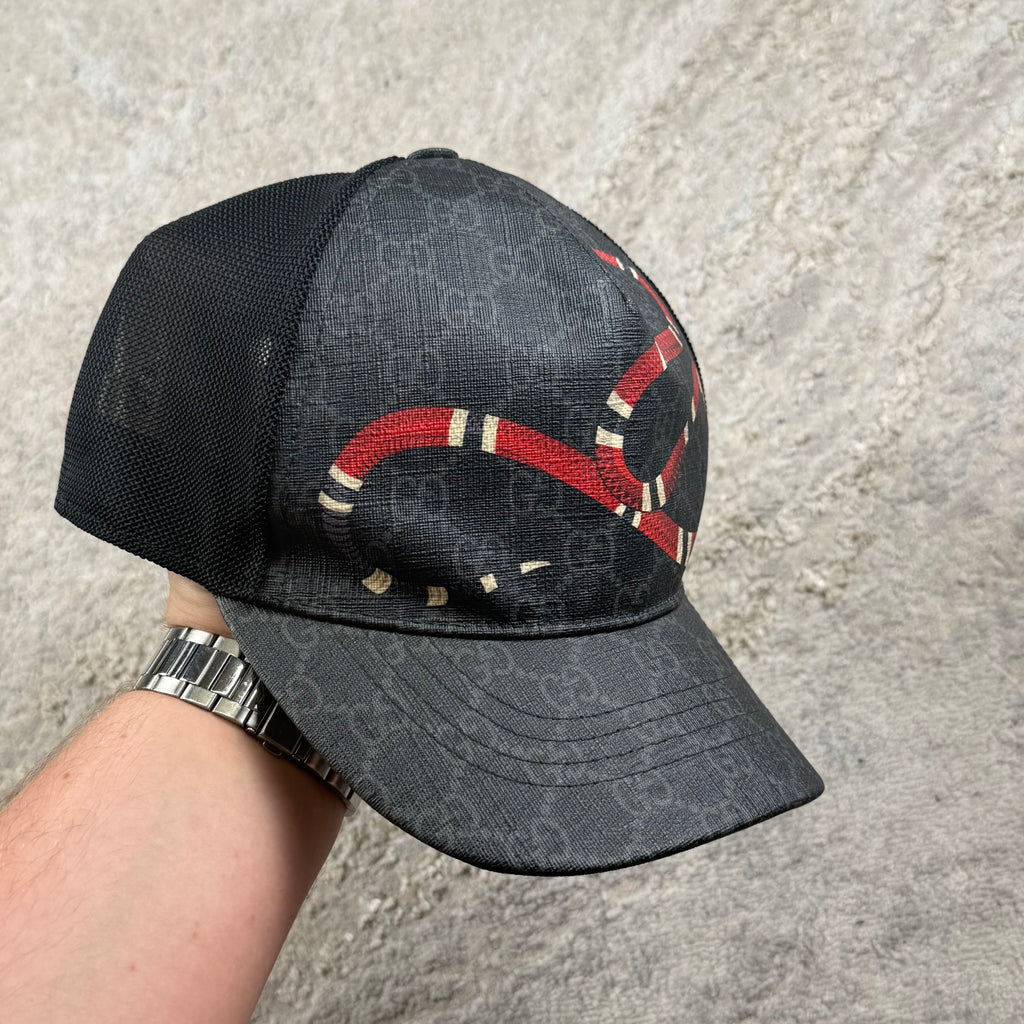 Gucci Kingsnake GG Canvas Hat - Large (59cm)