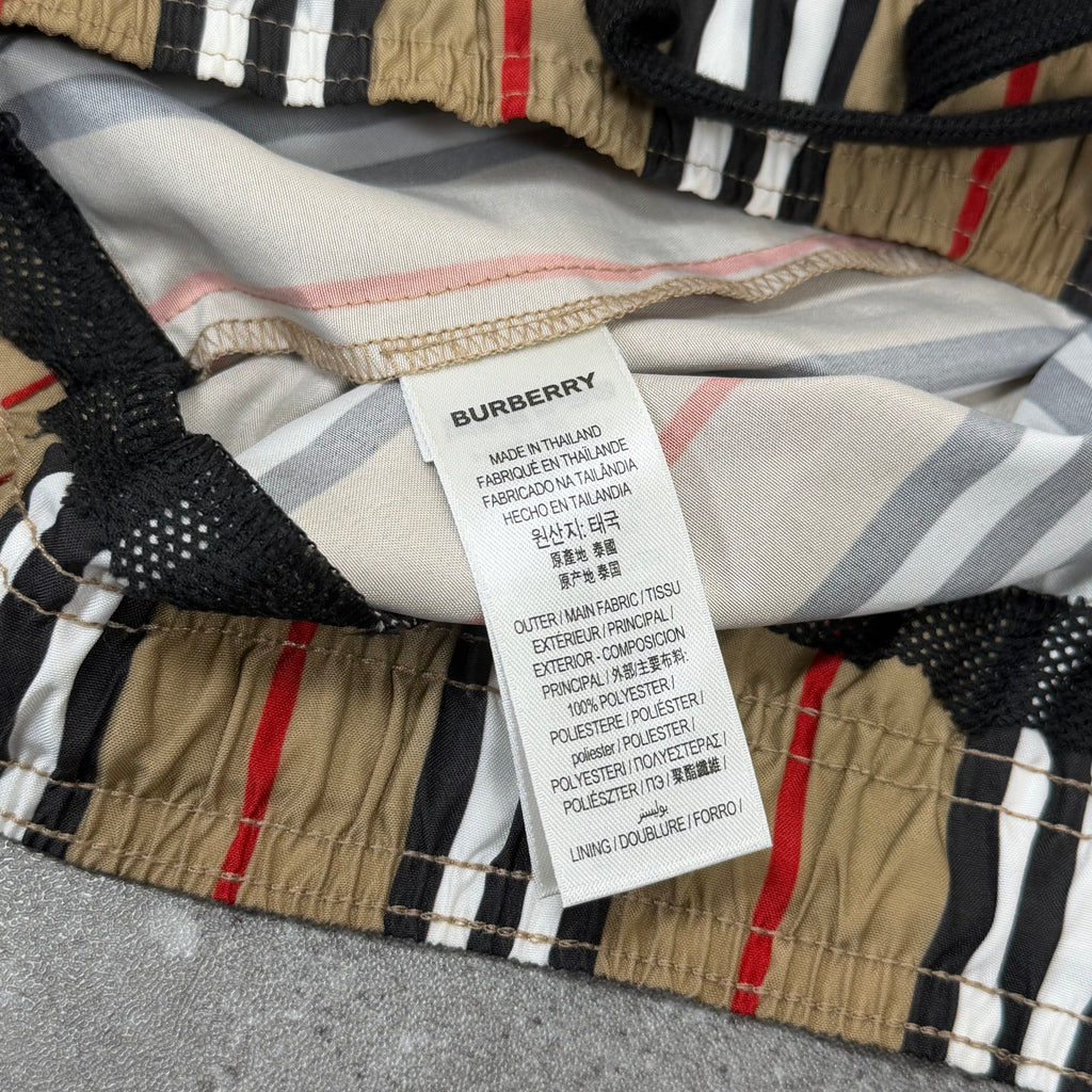 Burberry Stripe Swimming Shorts - Large