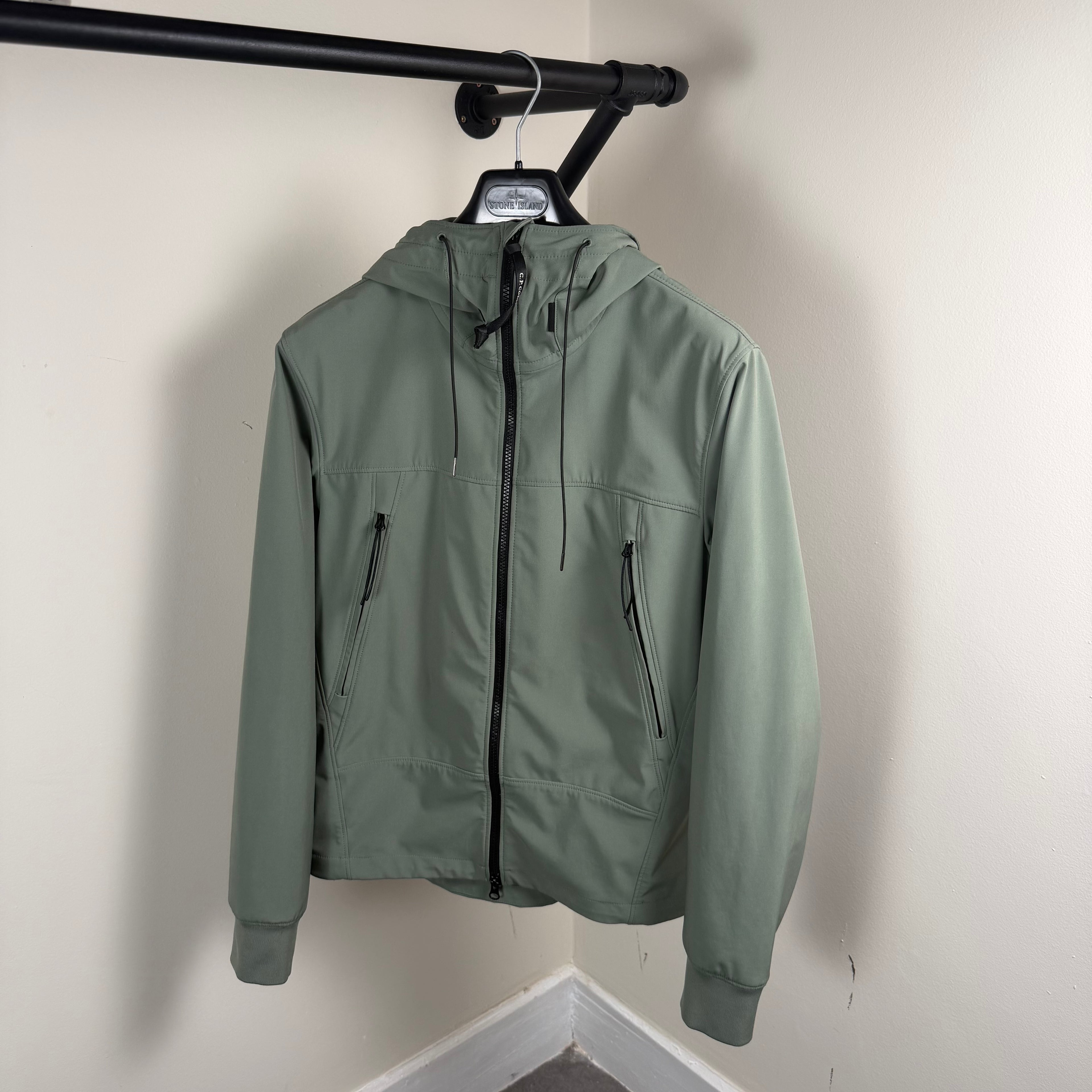 C.P Company Goggle Sage Green Softshell-R - Medium 22’’