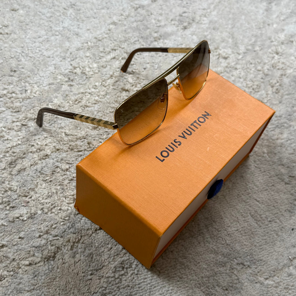 Louis Vuitton Gold Attitude Sunglasses
