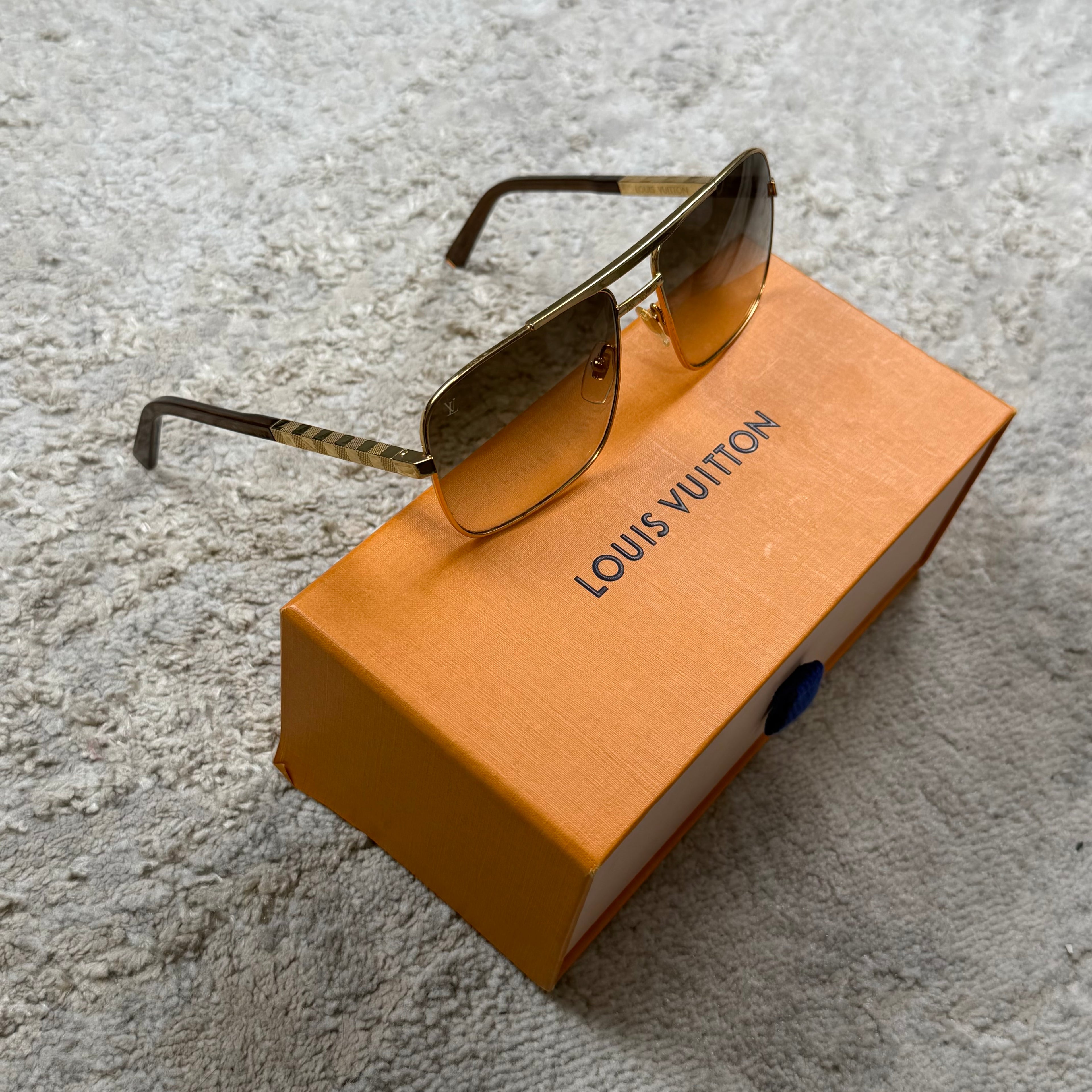 Louis Vuitton Gold Attitude Sunglasses