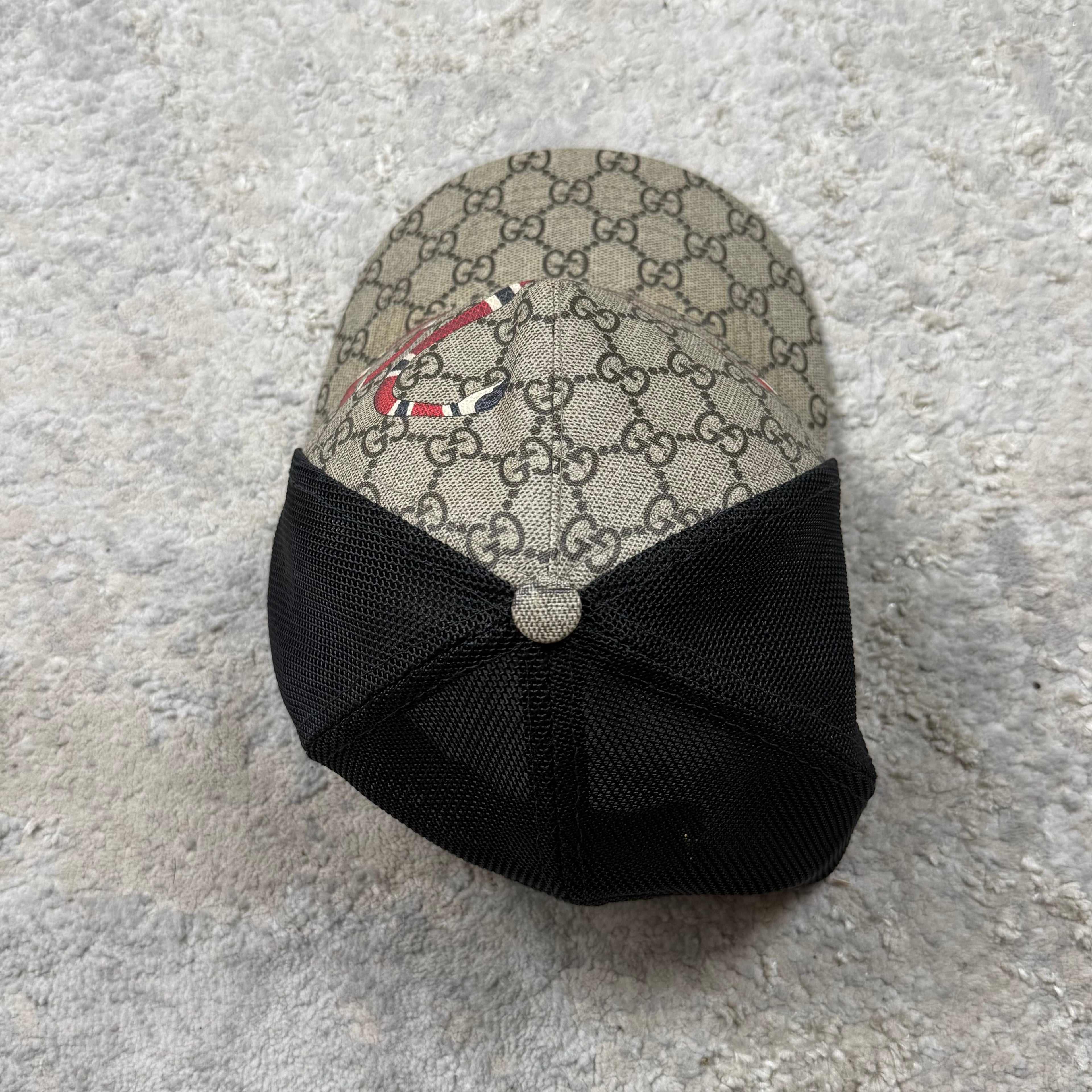 Gucci Biege Snake Baseball Cap - Small (57cm)