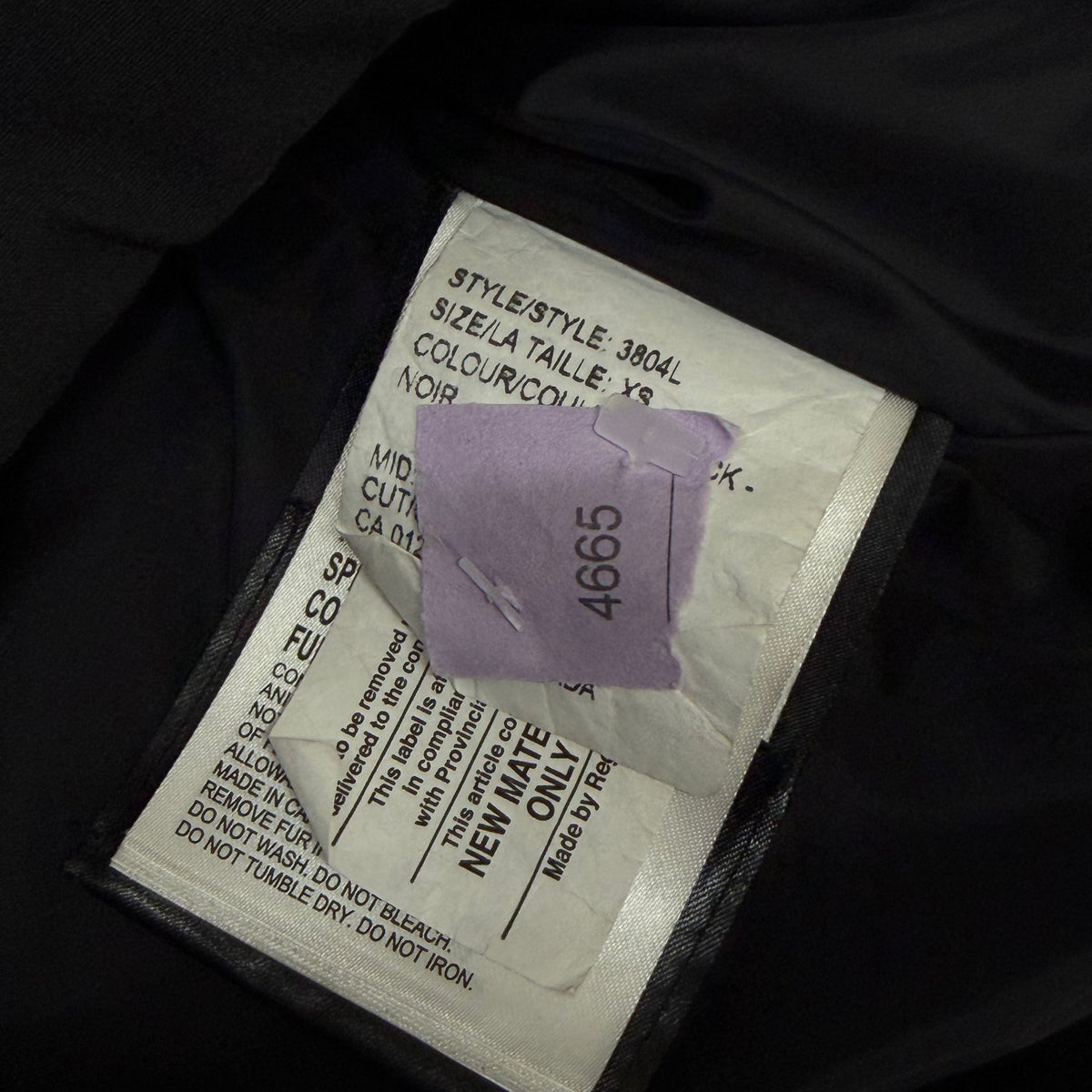 Canada Goose Women’s Chelsea Parka Black - XS (Fit 6/8 18’’)