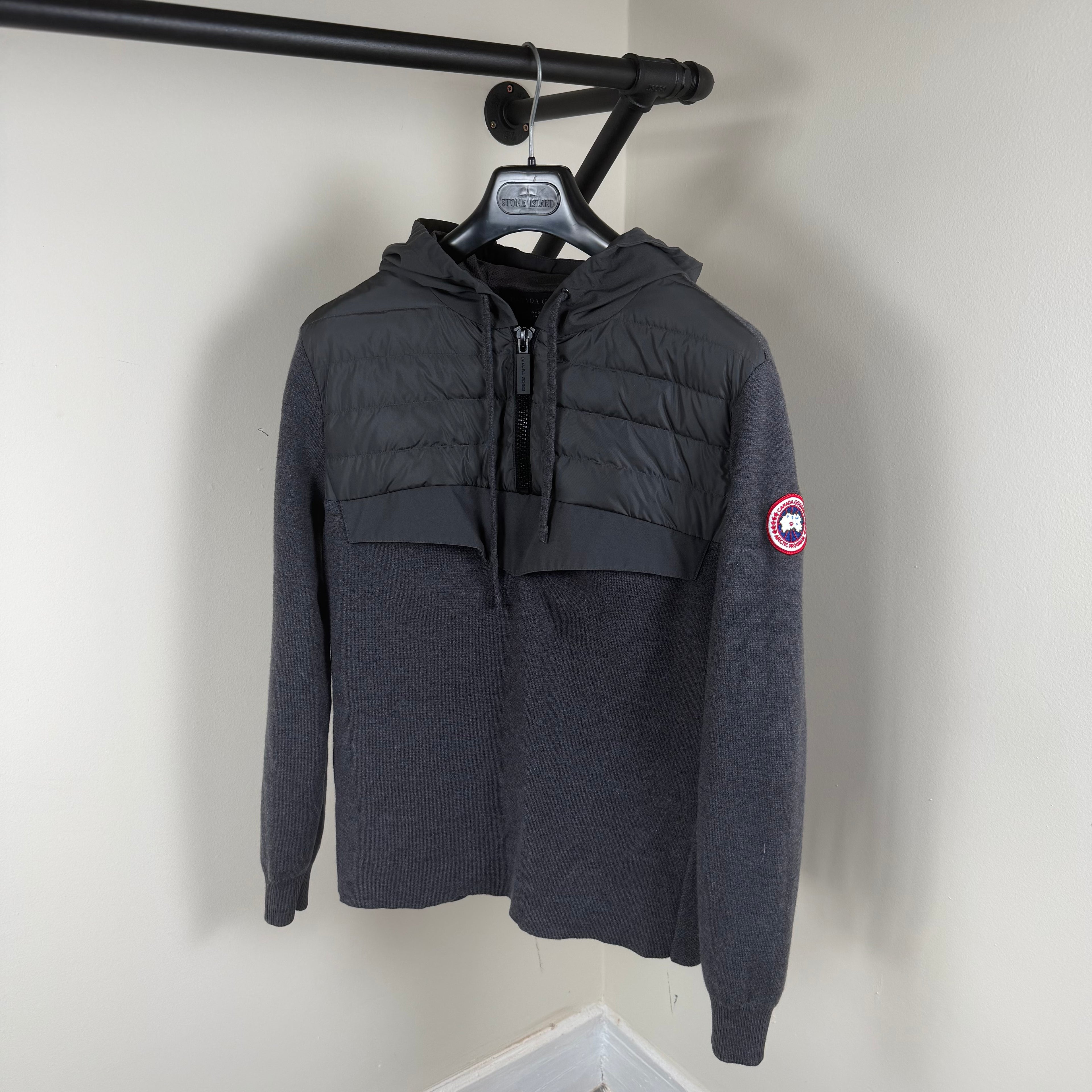 Canada Goose Hybridge Knit Anorak Grey - Medium 20.5’’