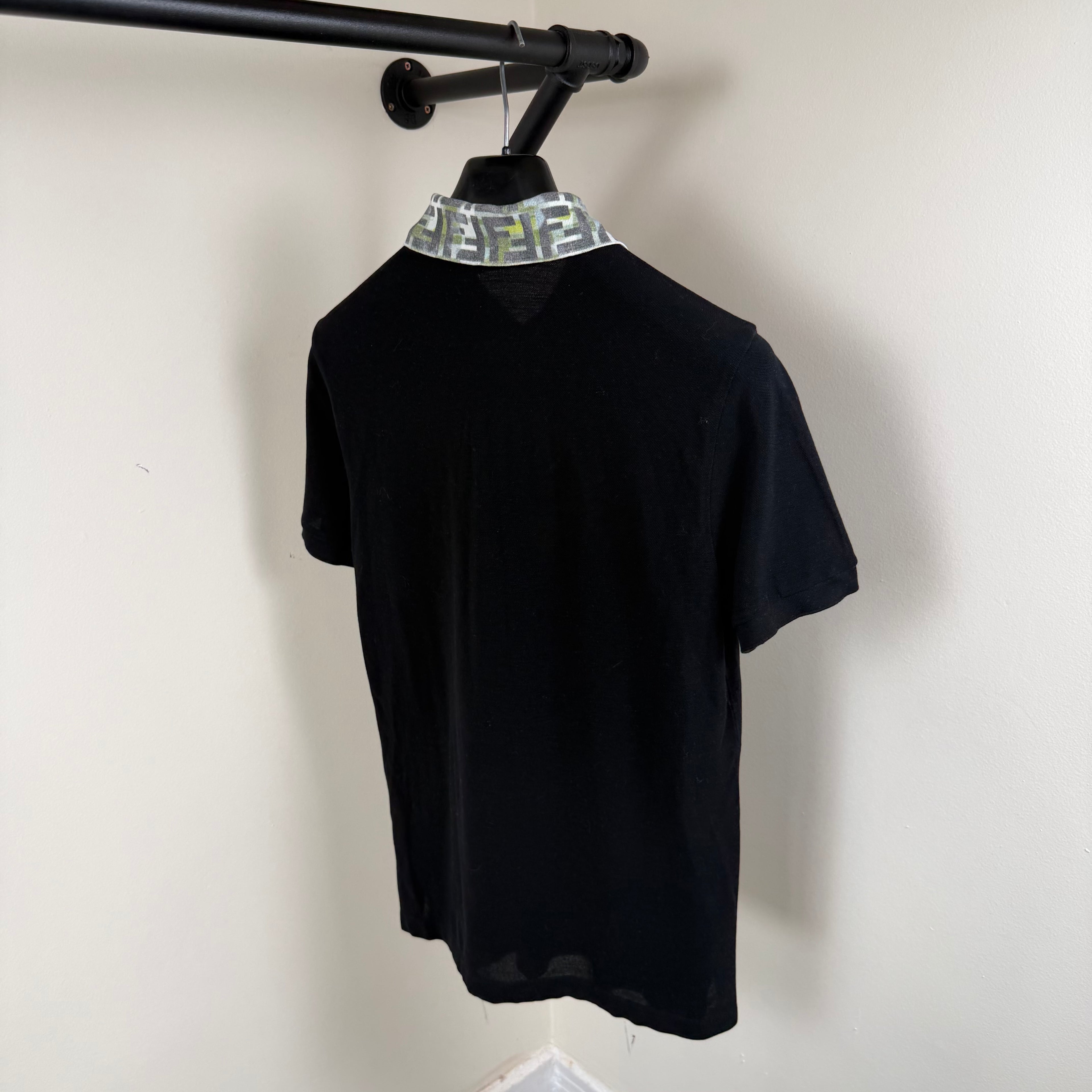 Fendi Camo Check Polo Shirt - Small 18’’