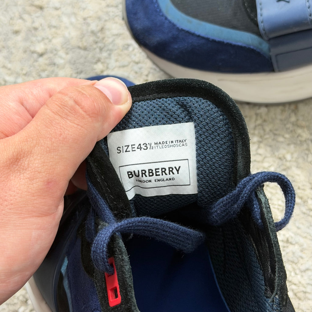 Burberry Blue Ramsey Trainer’s - 9.5UK