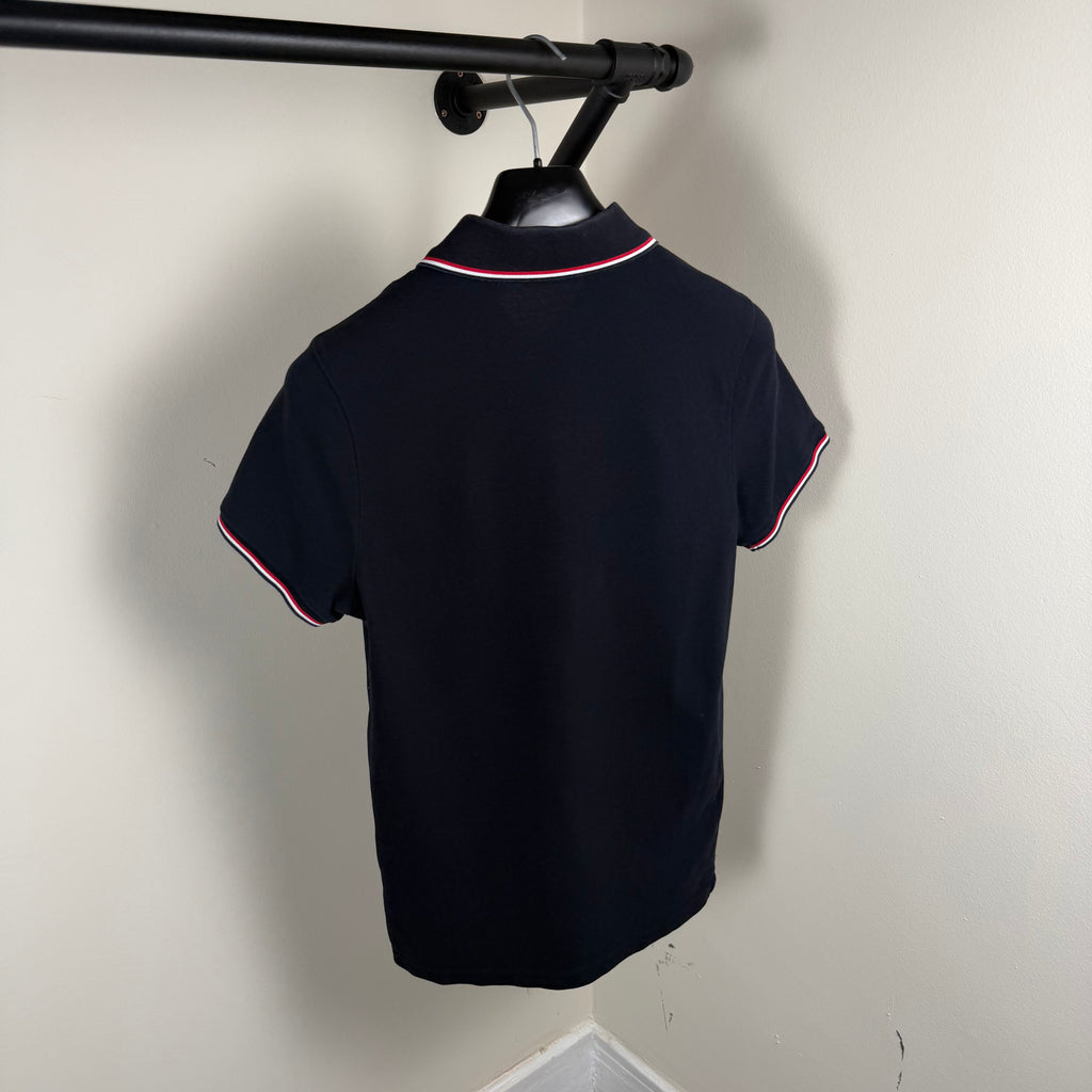 Moncler Navy Polo Shirt - XS 17.5’’