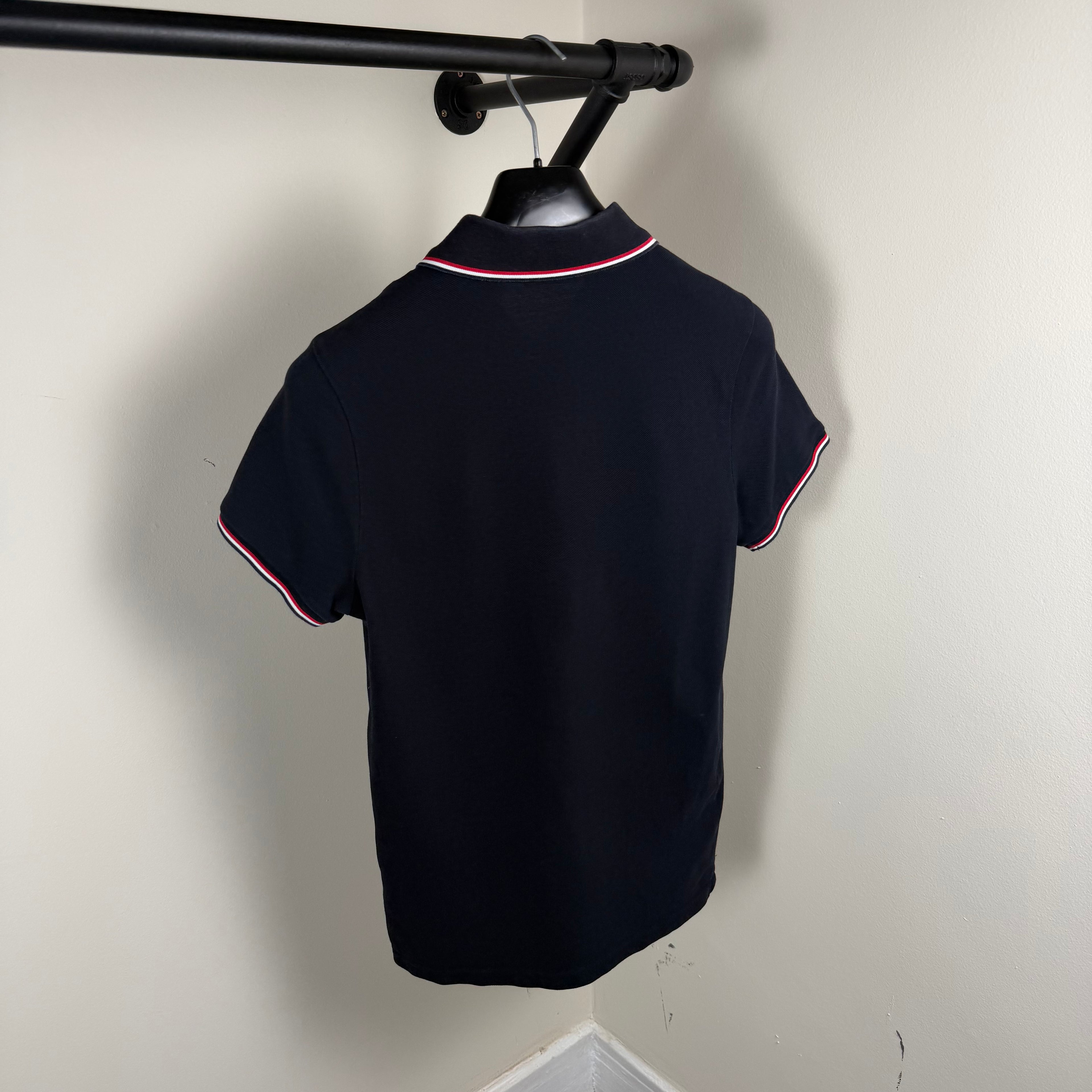 Moncler Navy Polo Shirt - XS 17.5’’