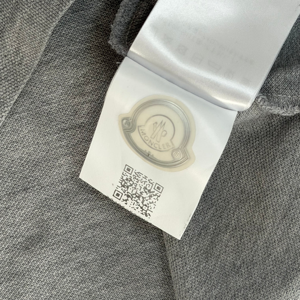 Moncler Grey Polo Shirt - Large 21’’