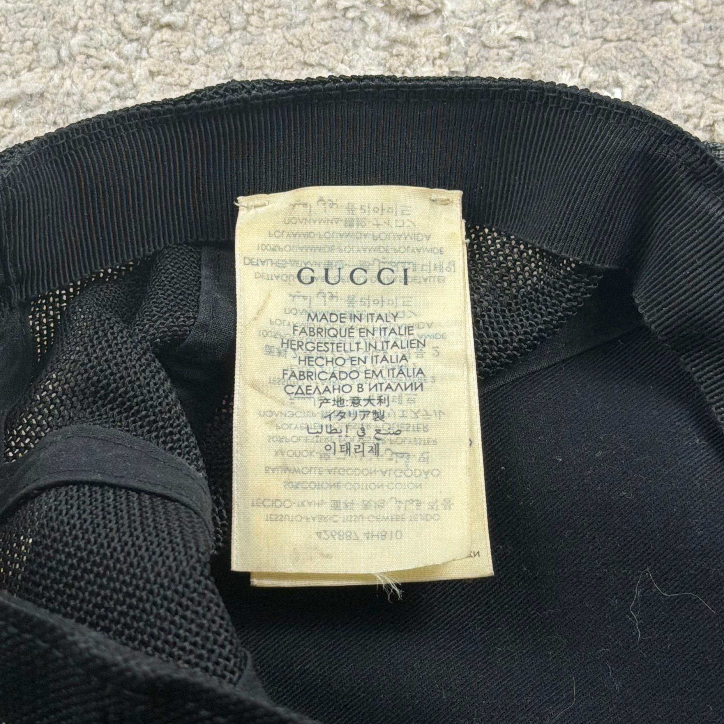 Gucci Kingsnake GG Canvas Hat - Large (59cm)