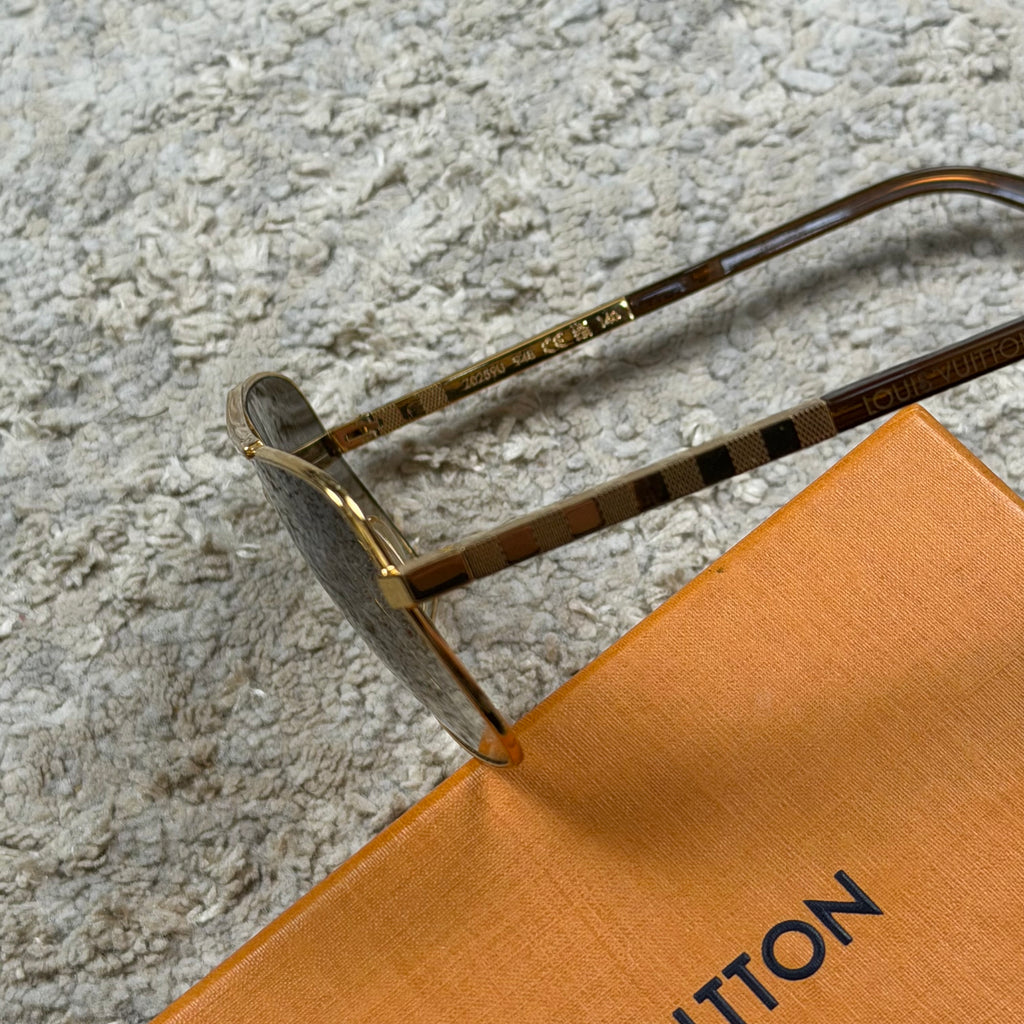 Louis Vuitton Gold Attitude Sunglasses