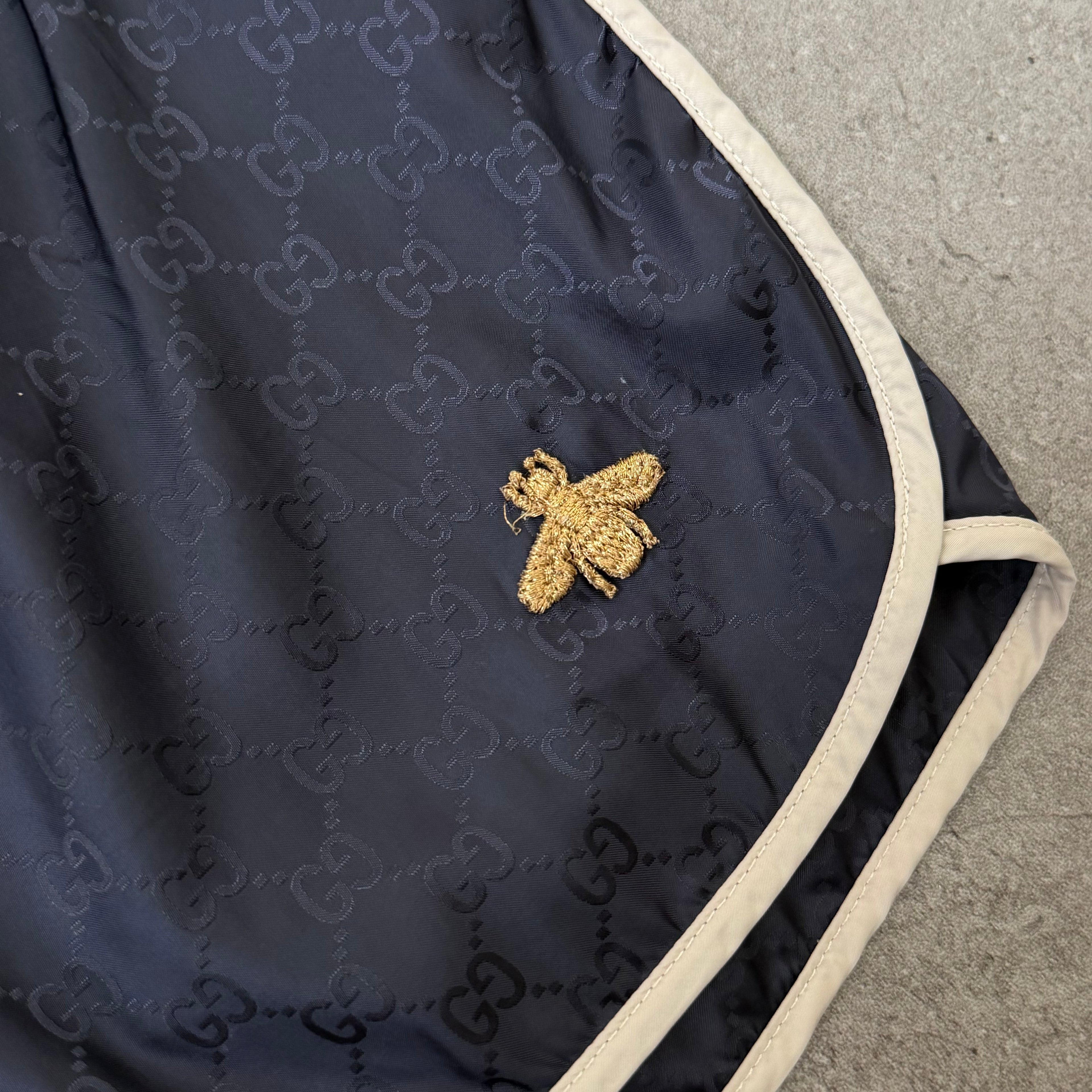 Gucci Monogram Navy Swimming Shorts - 52 (XL)