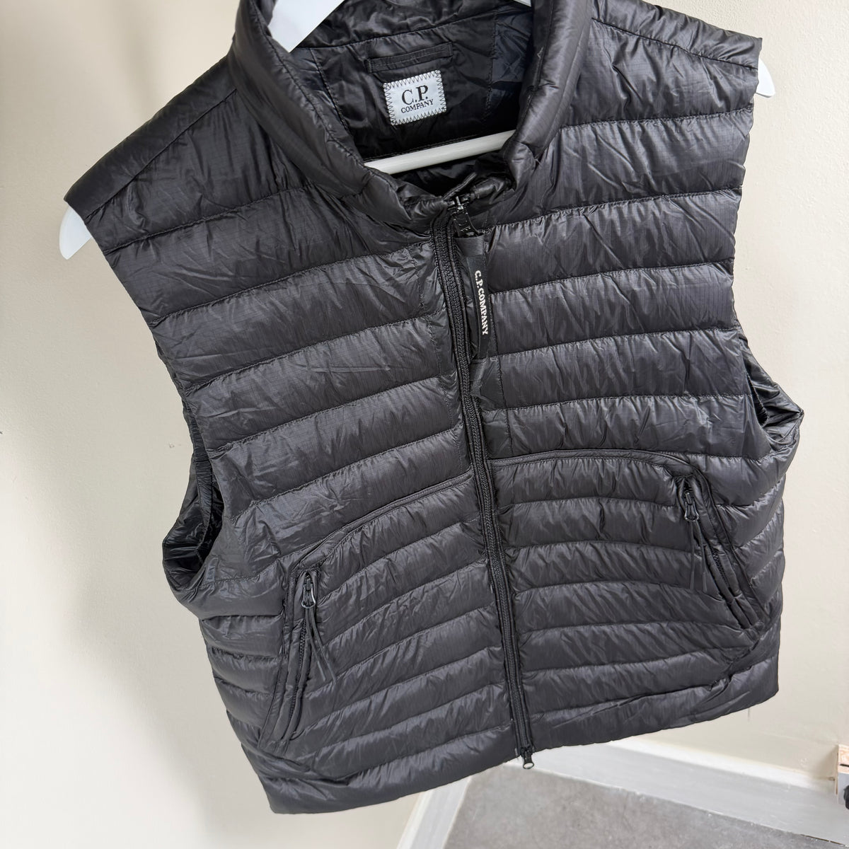 C.P Company DD Shell Black Len’s Gilet - Medium 21’’