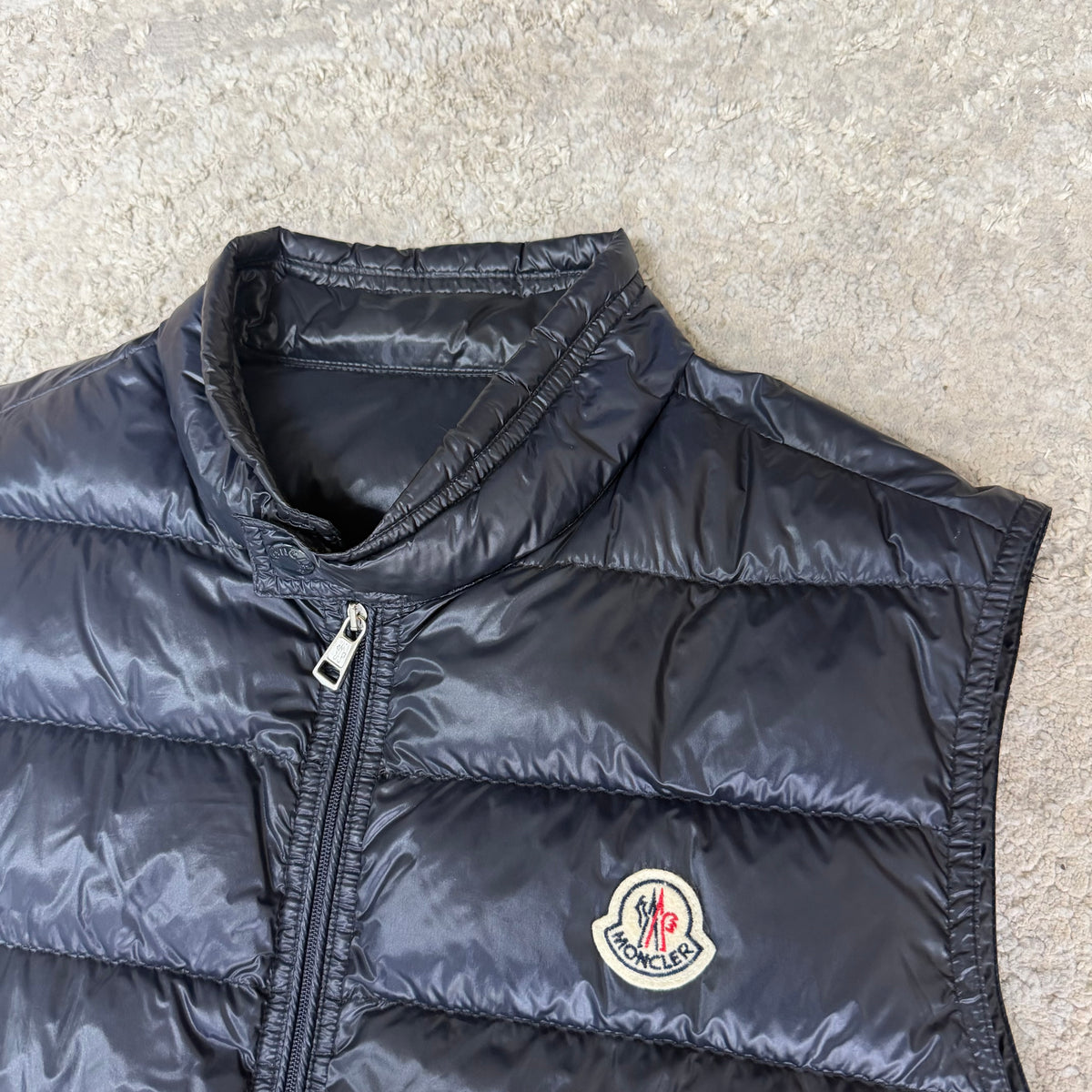Moncler Navy GUI Gilet - 3 (Medium) 21.5’’