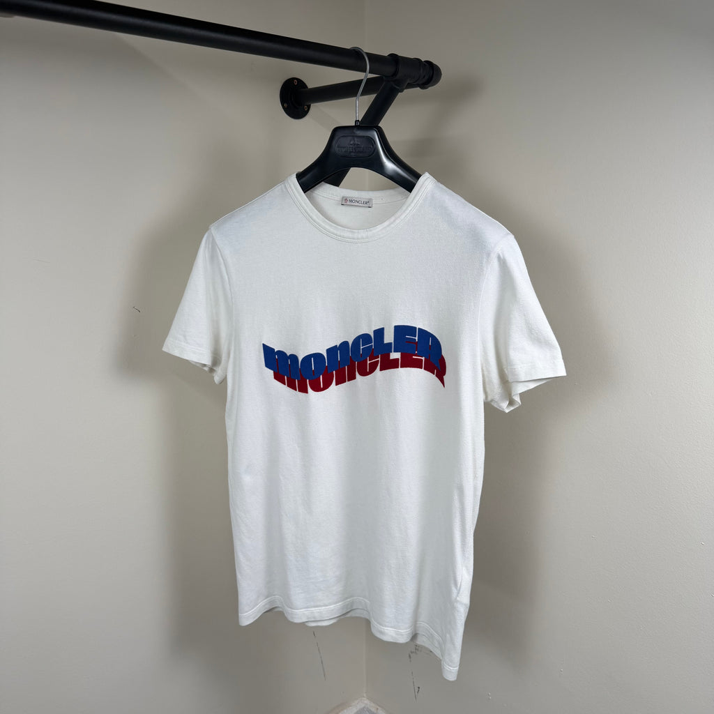 Moncler Graphic White T-Shirt - Small 19’’
