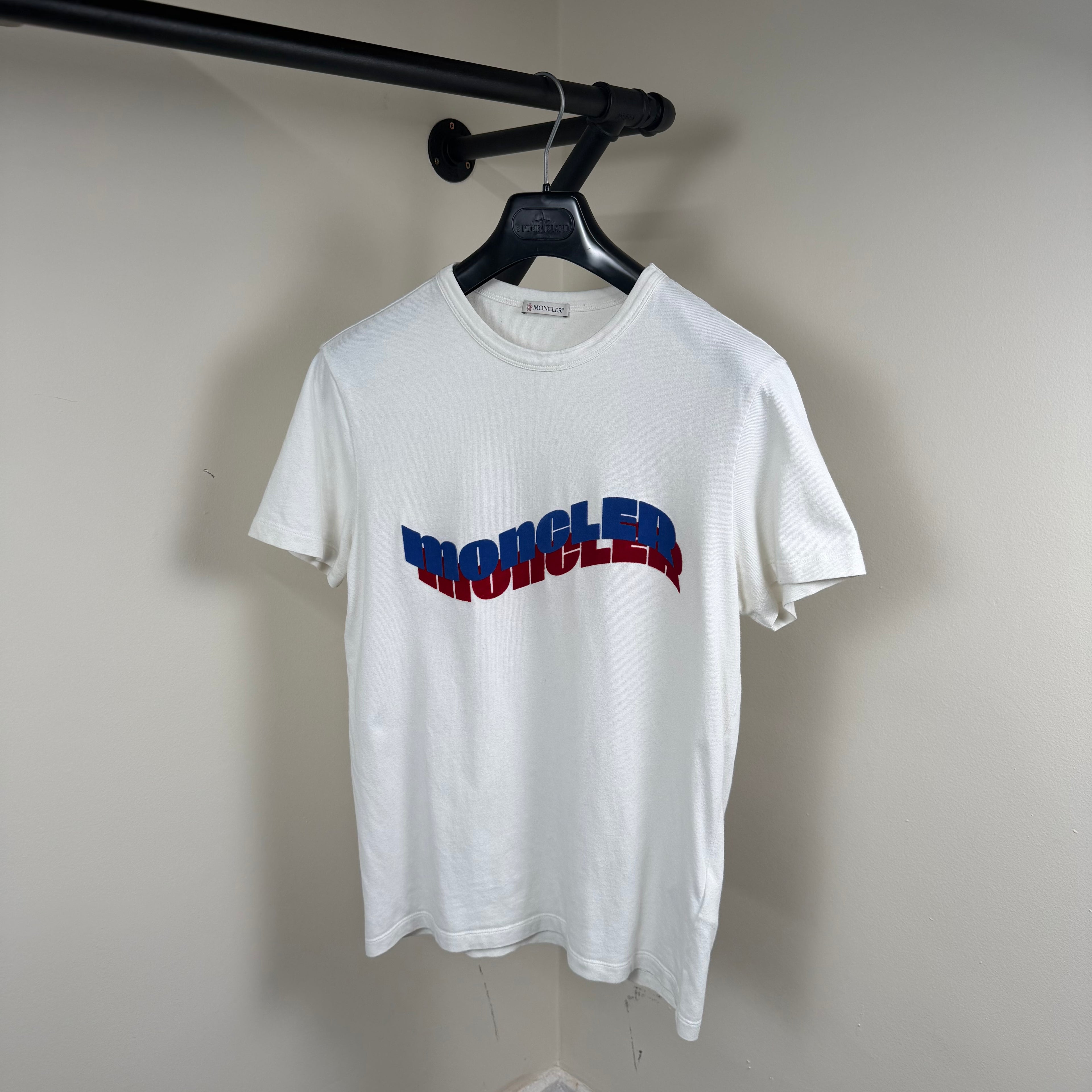 Moncler Graphic White T-Shirt - Small 19’’