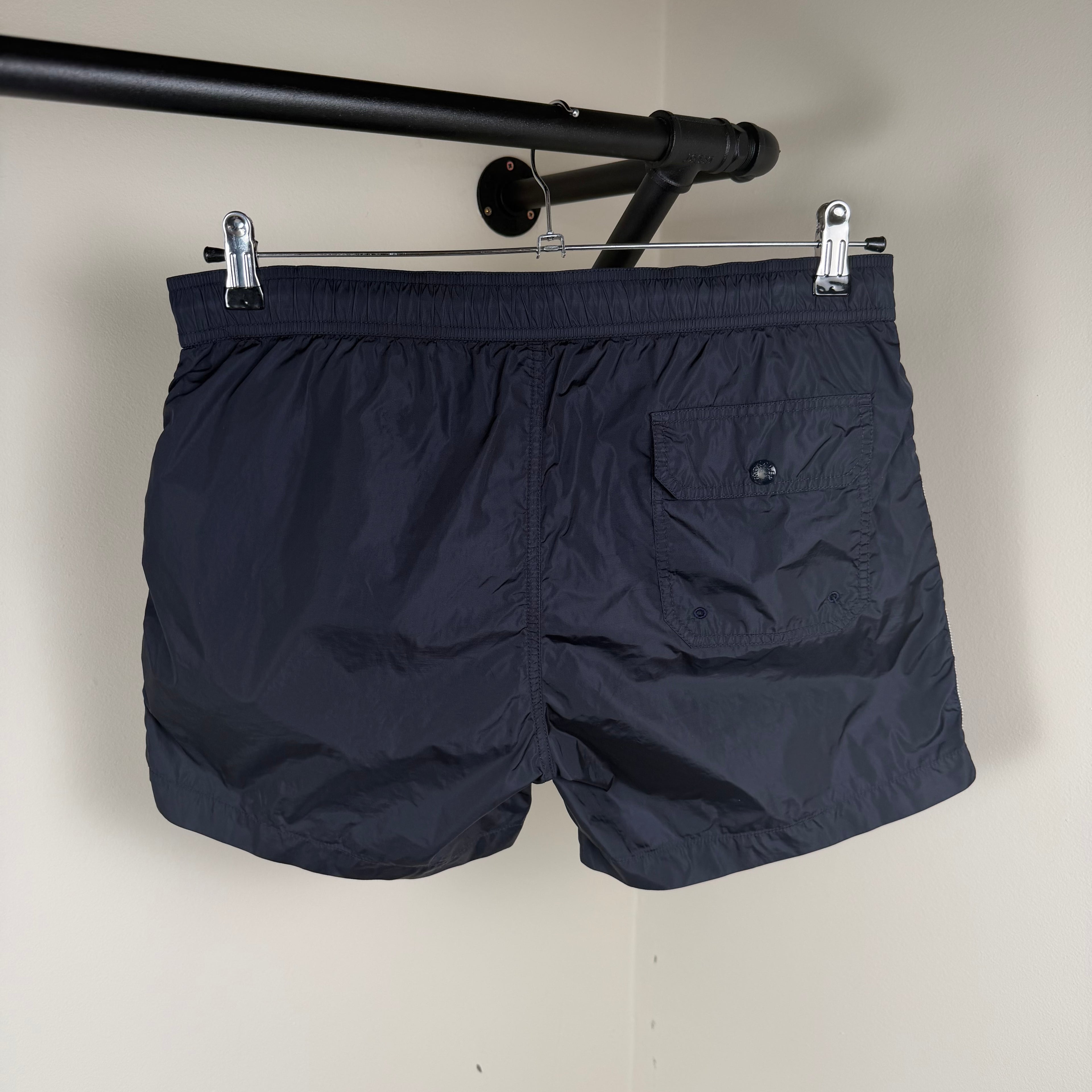 Moncler Navy Swimming Shorts - Large