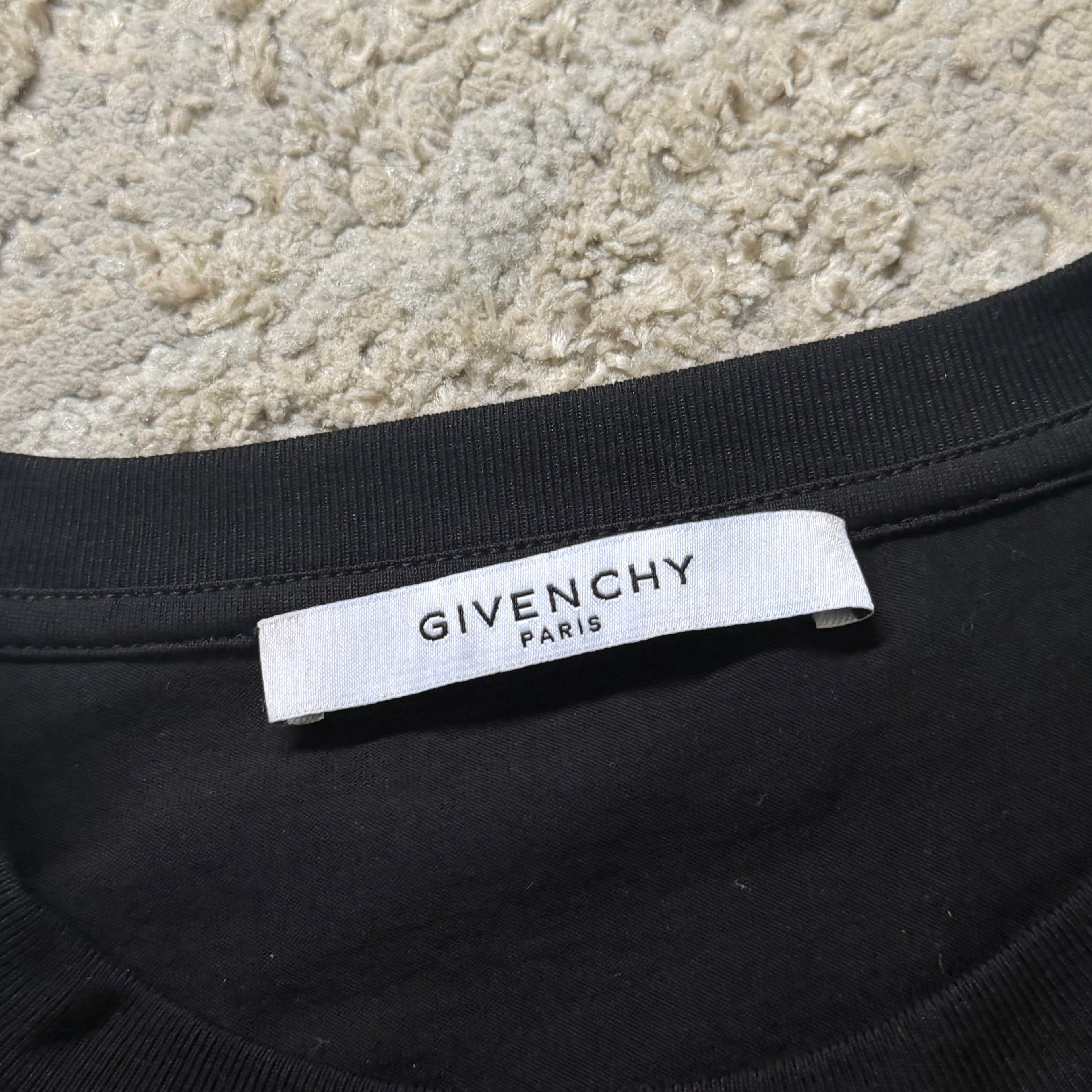 Givenchy Tape Black T-Shirt - Medium 21’’