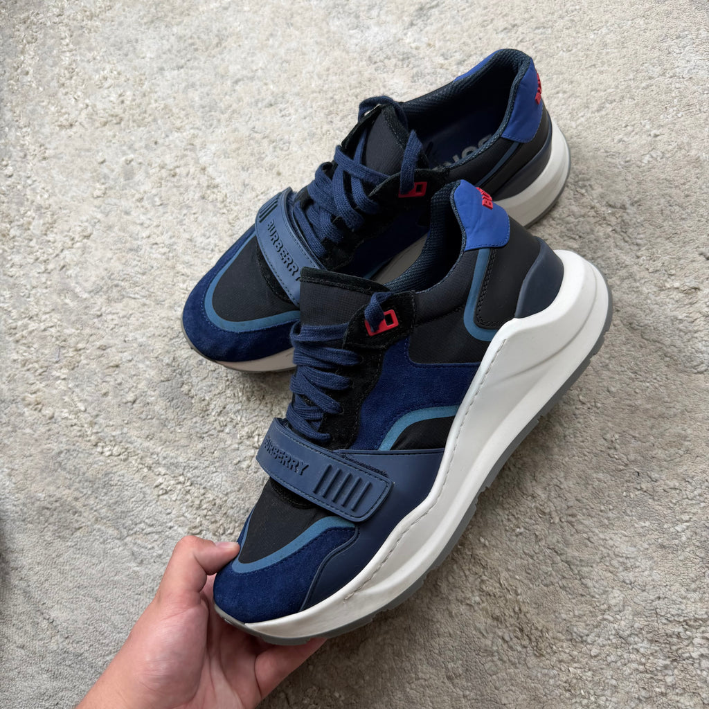Burberry Blue Ramsey Trainer’s - 9.5UK