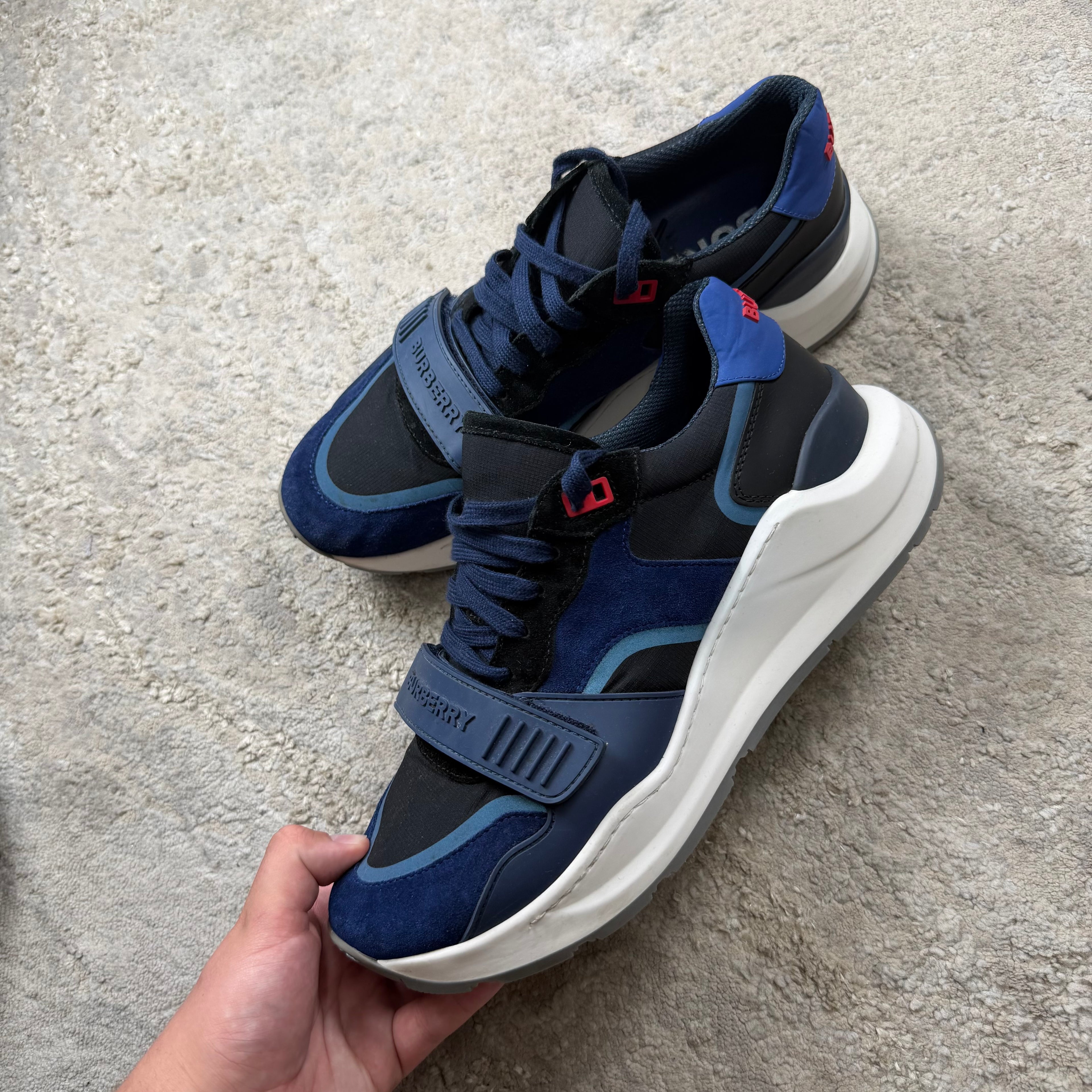 Burberry Blue Ramsey Trainer’s - 9.5UK