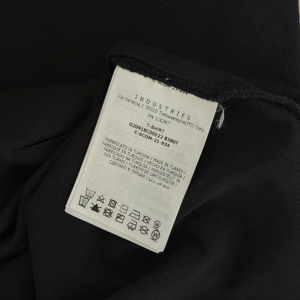 Moncler Black Graphic T-Shirt - Small 19’’