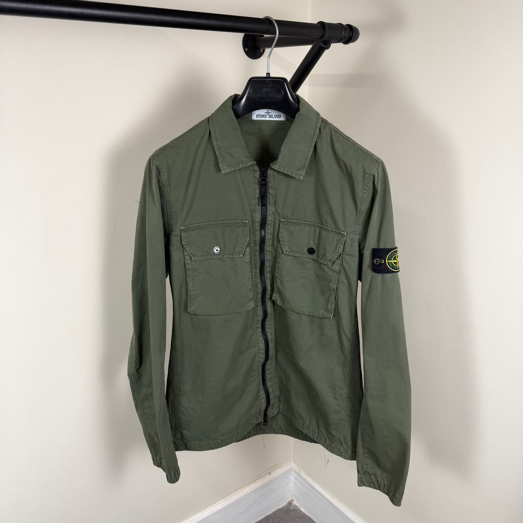 Stone Island Khaki Overshirt - Medium 20’’