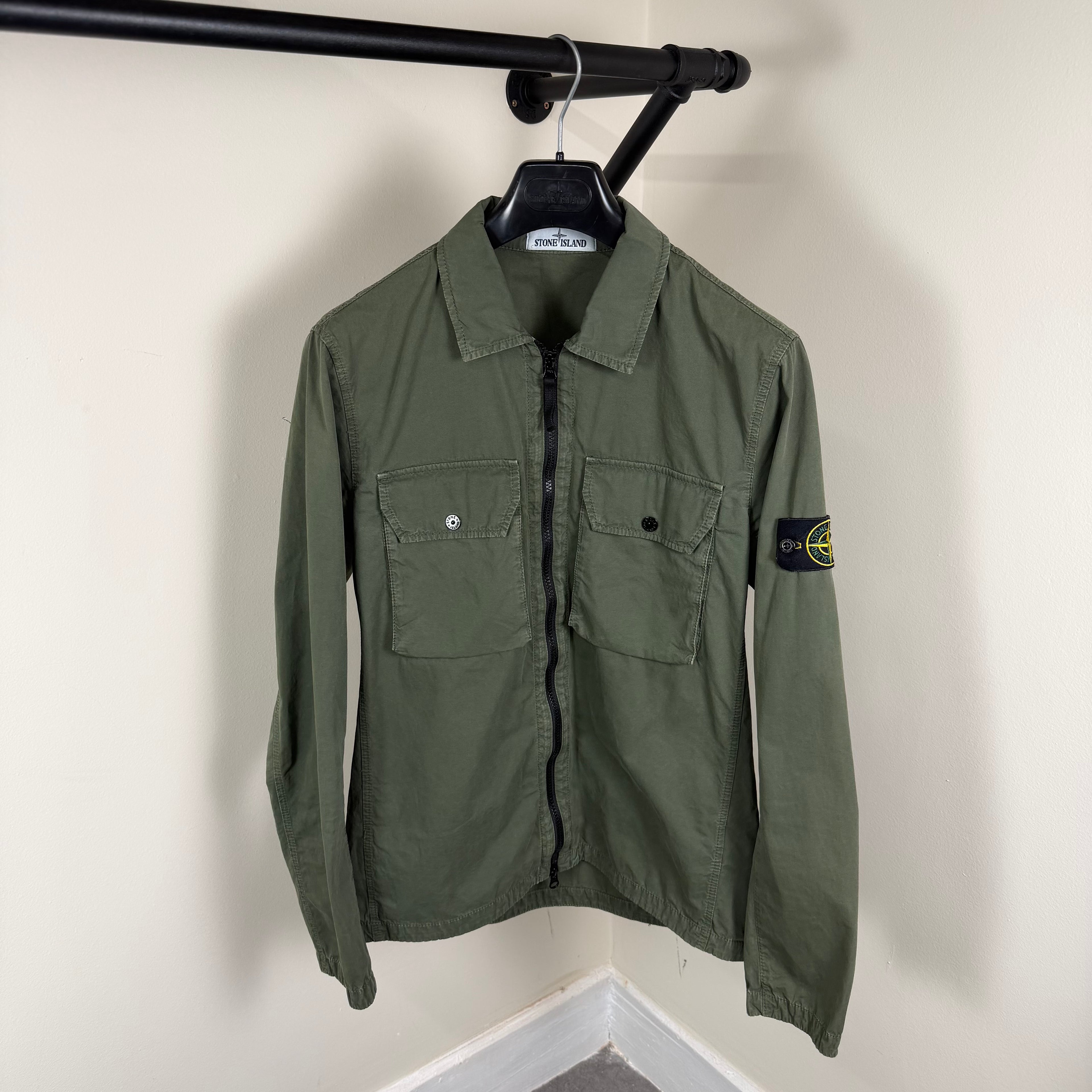 Stone Island Khaki Overshirt - Medium 20’’
