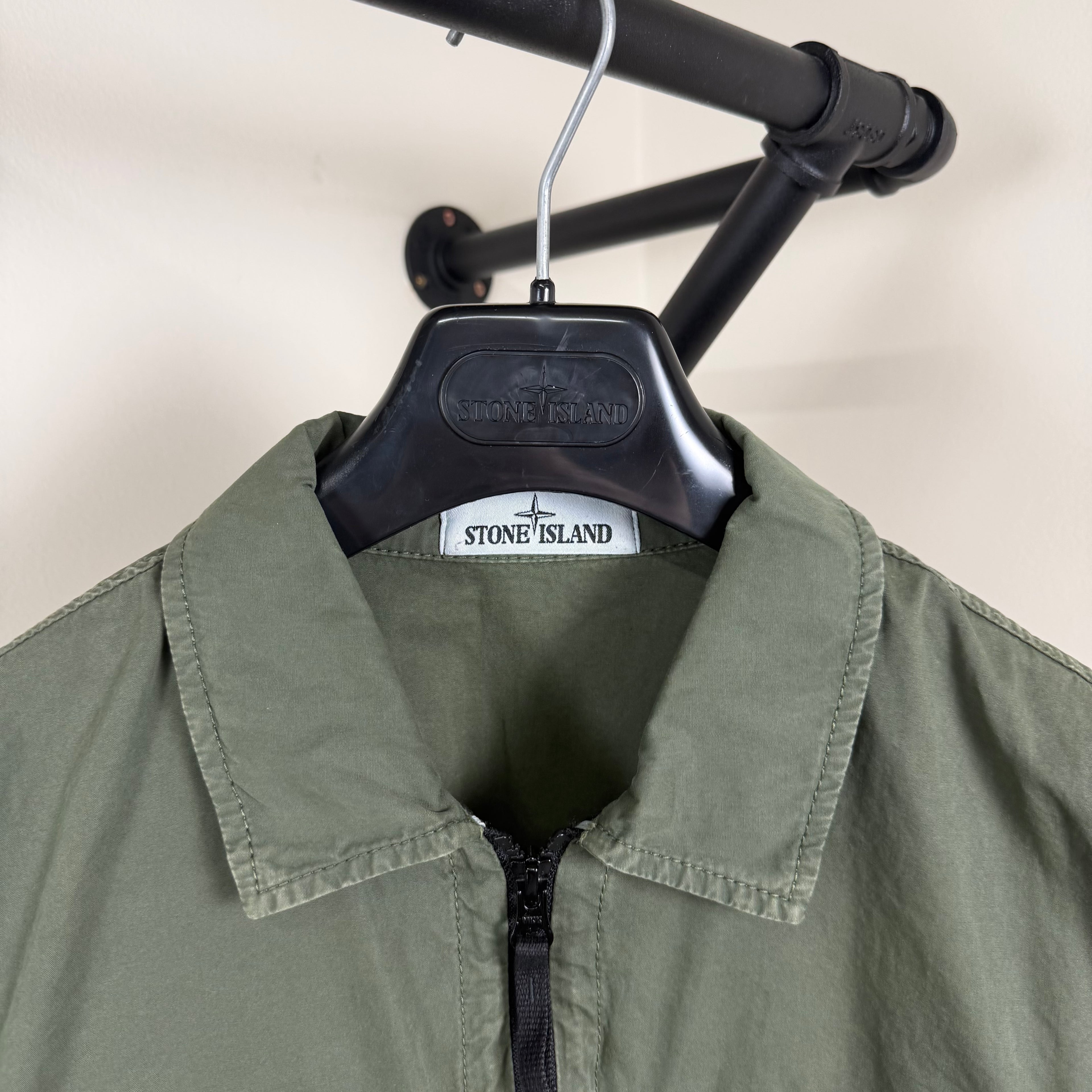 Stone Island Khaki Overshirt - Medium 20’’