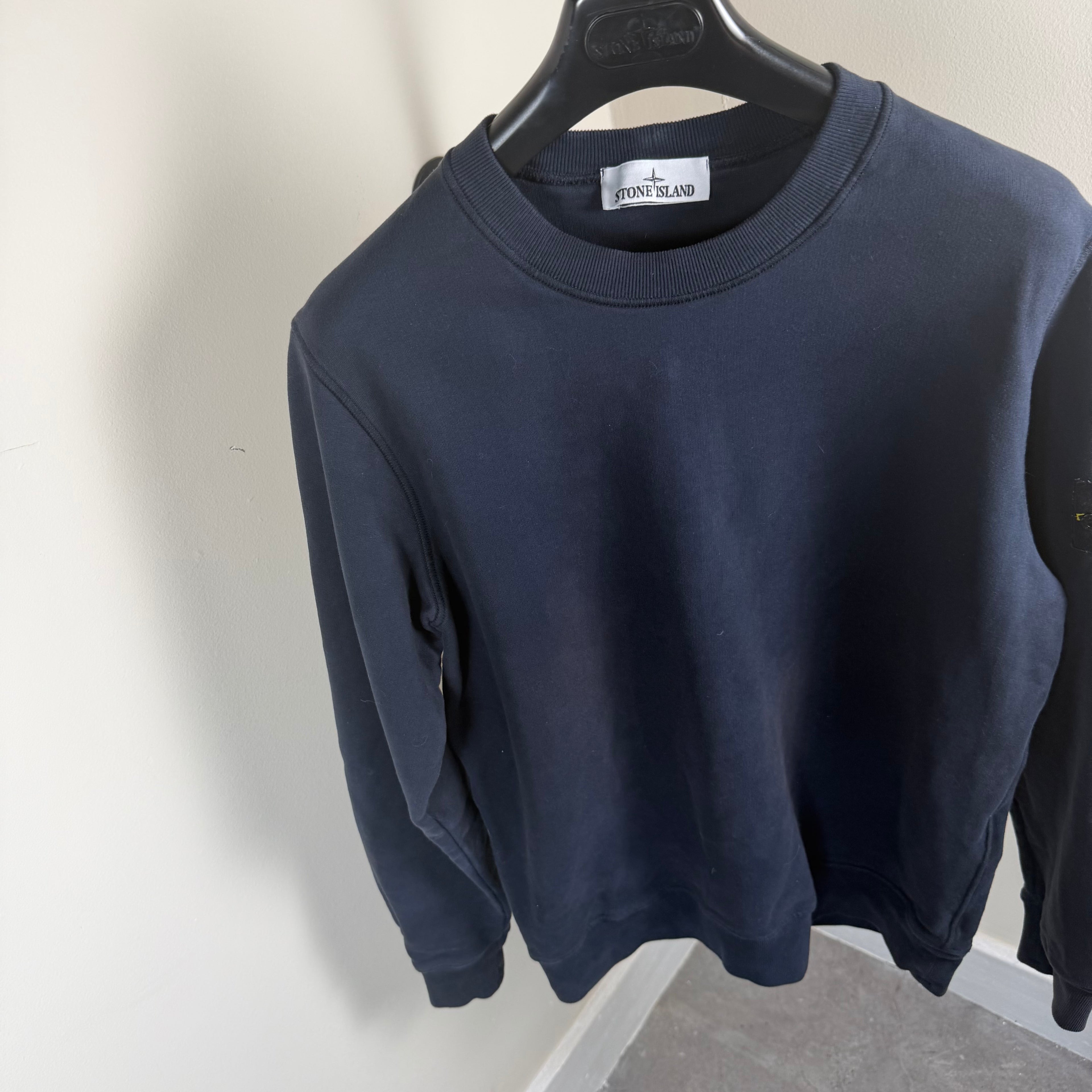 Stone Island Navy Crewneck - Medium 21’’