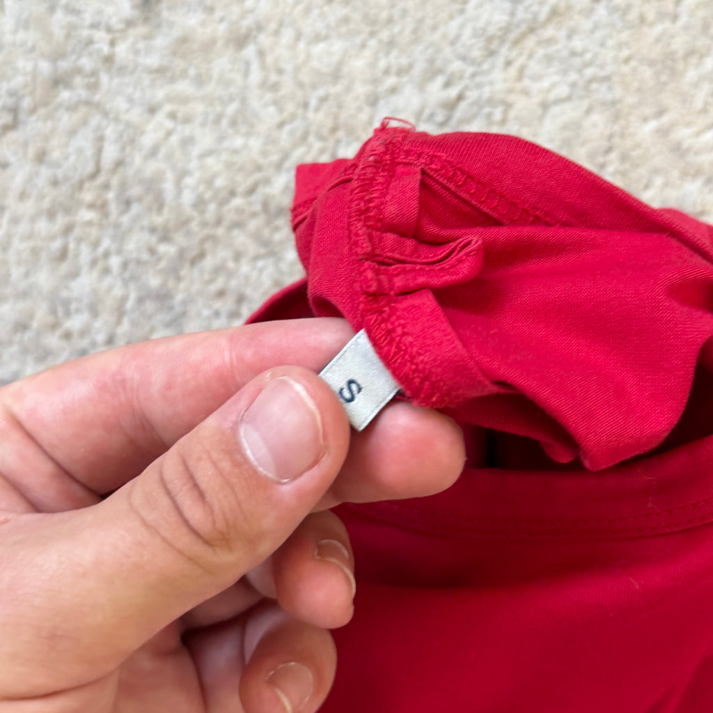 Moncler Red Graphic T-Shirt - Small 19’’