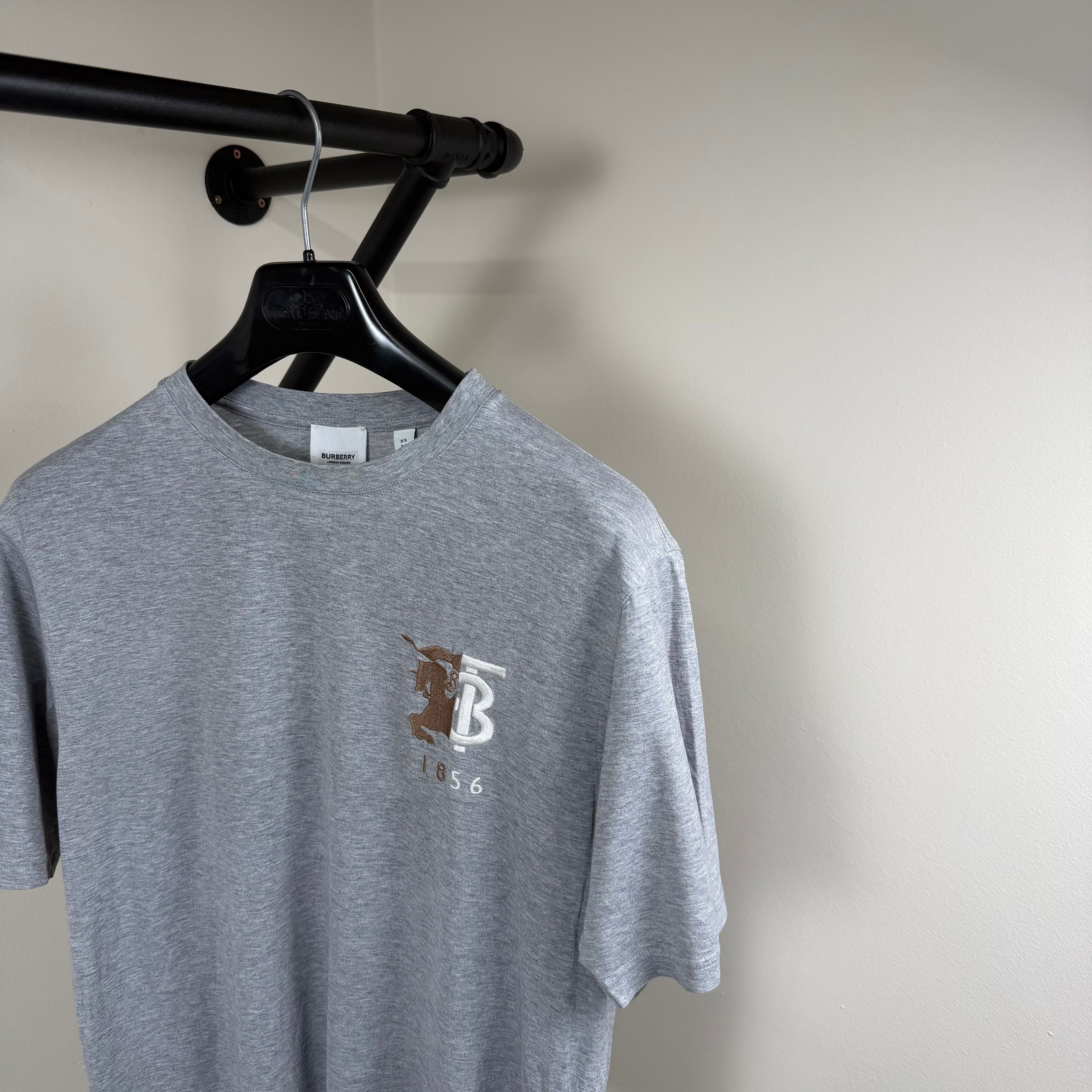 Burberry Grey TB T-Shirt - Small 19’’