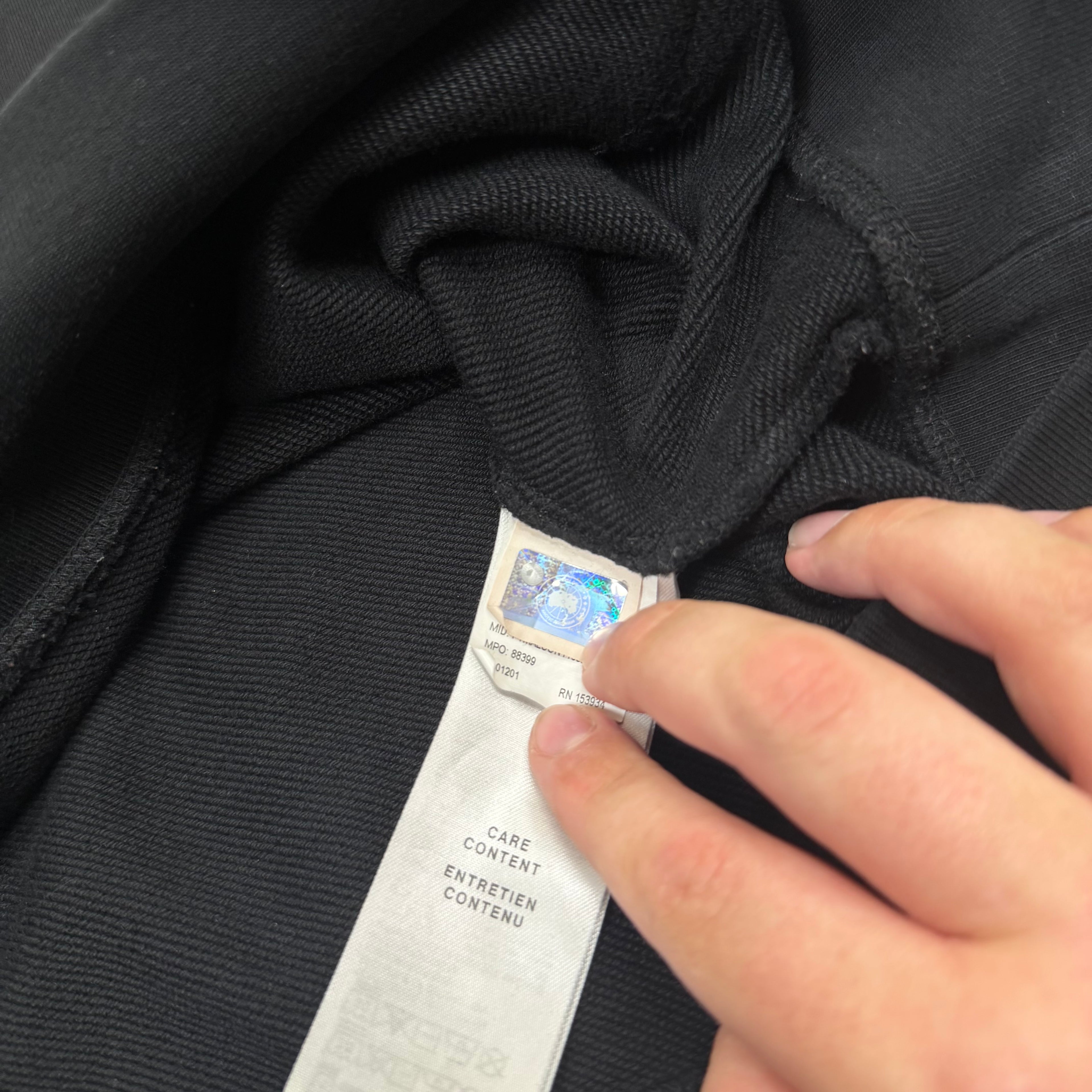Canada Goose Black Hoodie - XL 24’’