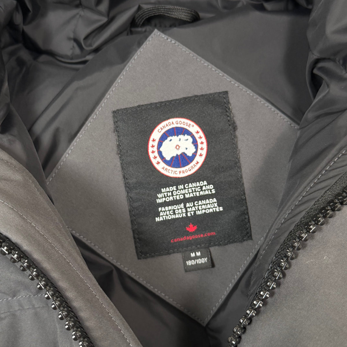 Canada Goose MacMillan Parka Grey - Medium 22.5’’