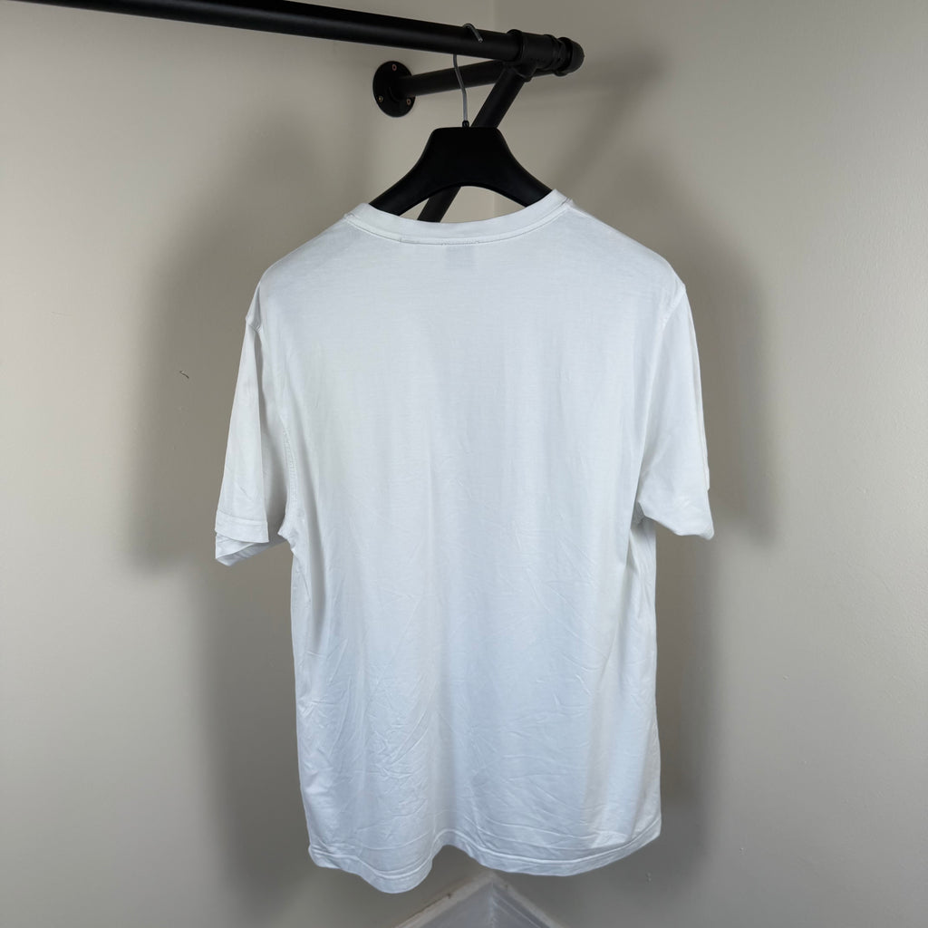 Burberry Box Logo Print T-Shirt White - XL 23’’