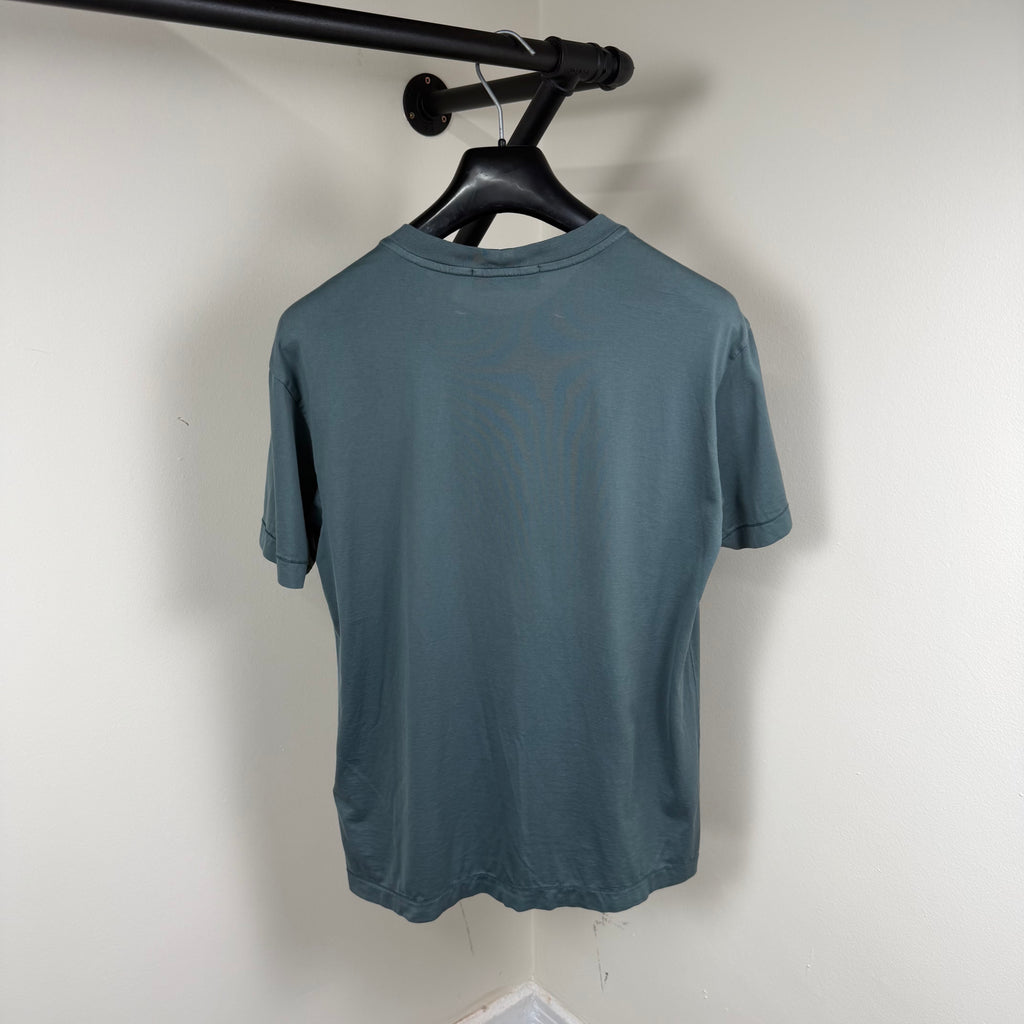 Stone Island Compass Cyan T-Shirt - Medium 20’’
