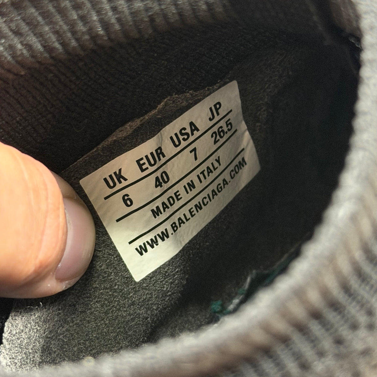 Balenciaga Speed Laced Black Trainer’s - Fit UK7