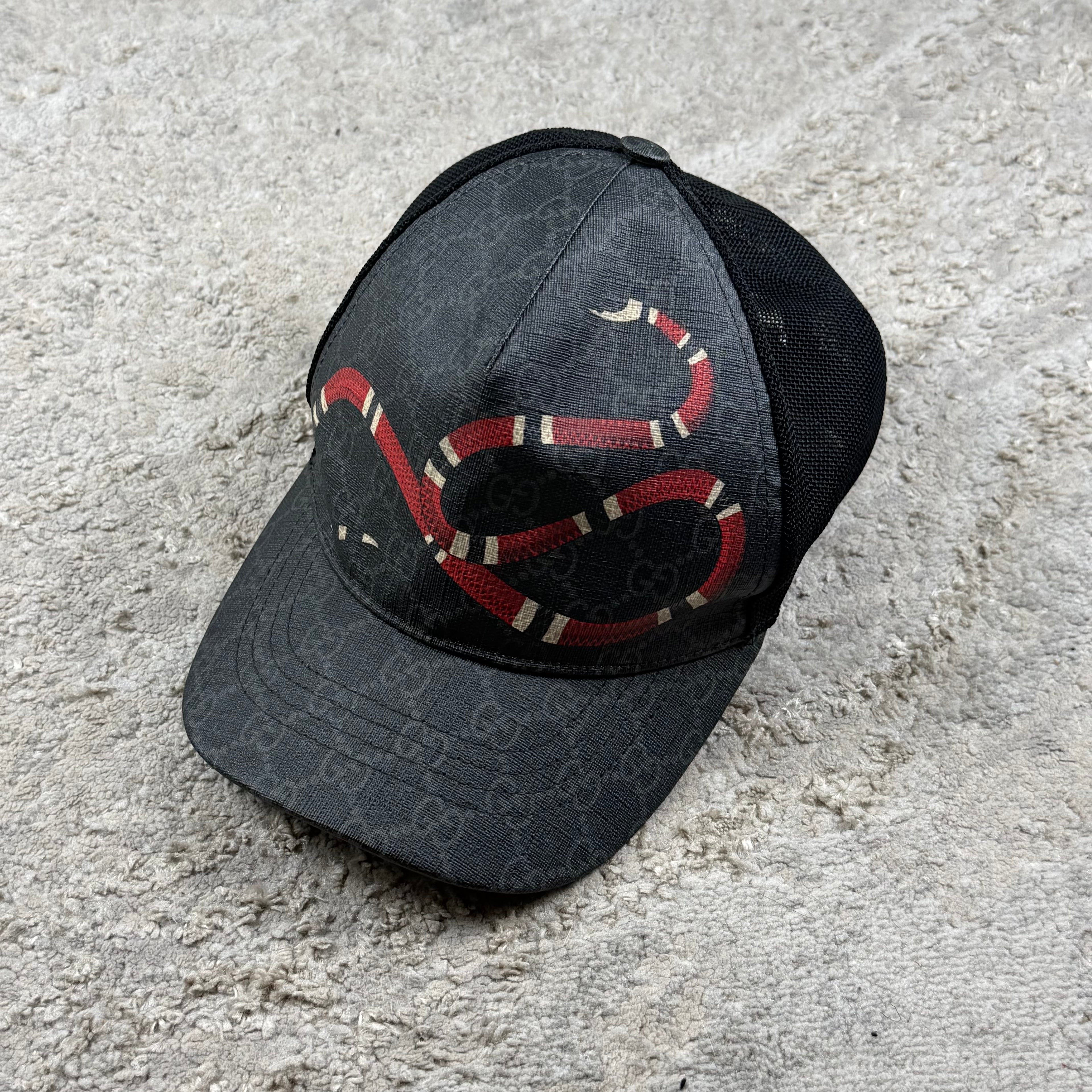 Gucci Kingsnake GG Canvas Hat - Large (59cm)