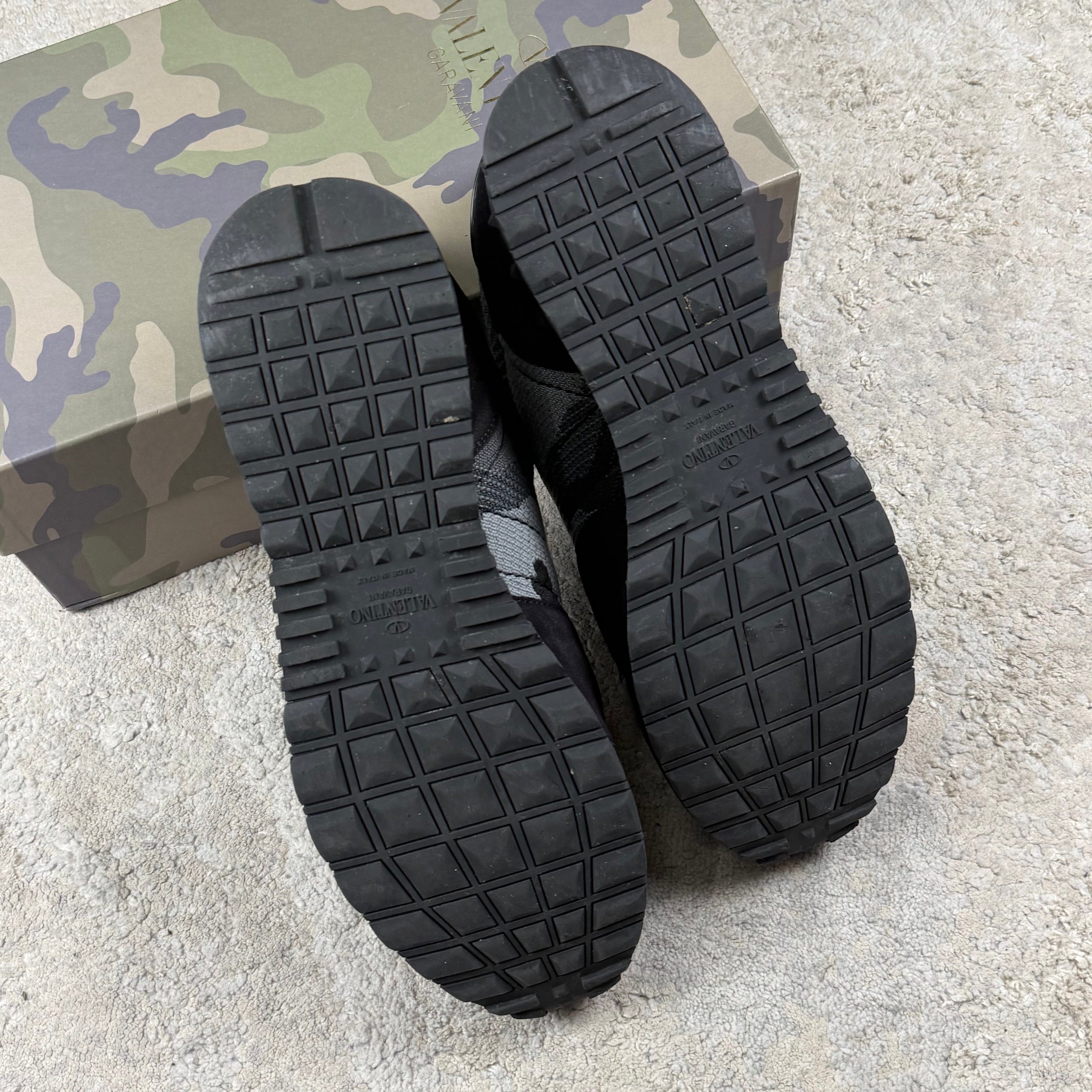 Valentino Garavani Black Camo Trainer’s - Fit 11/11.5UK