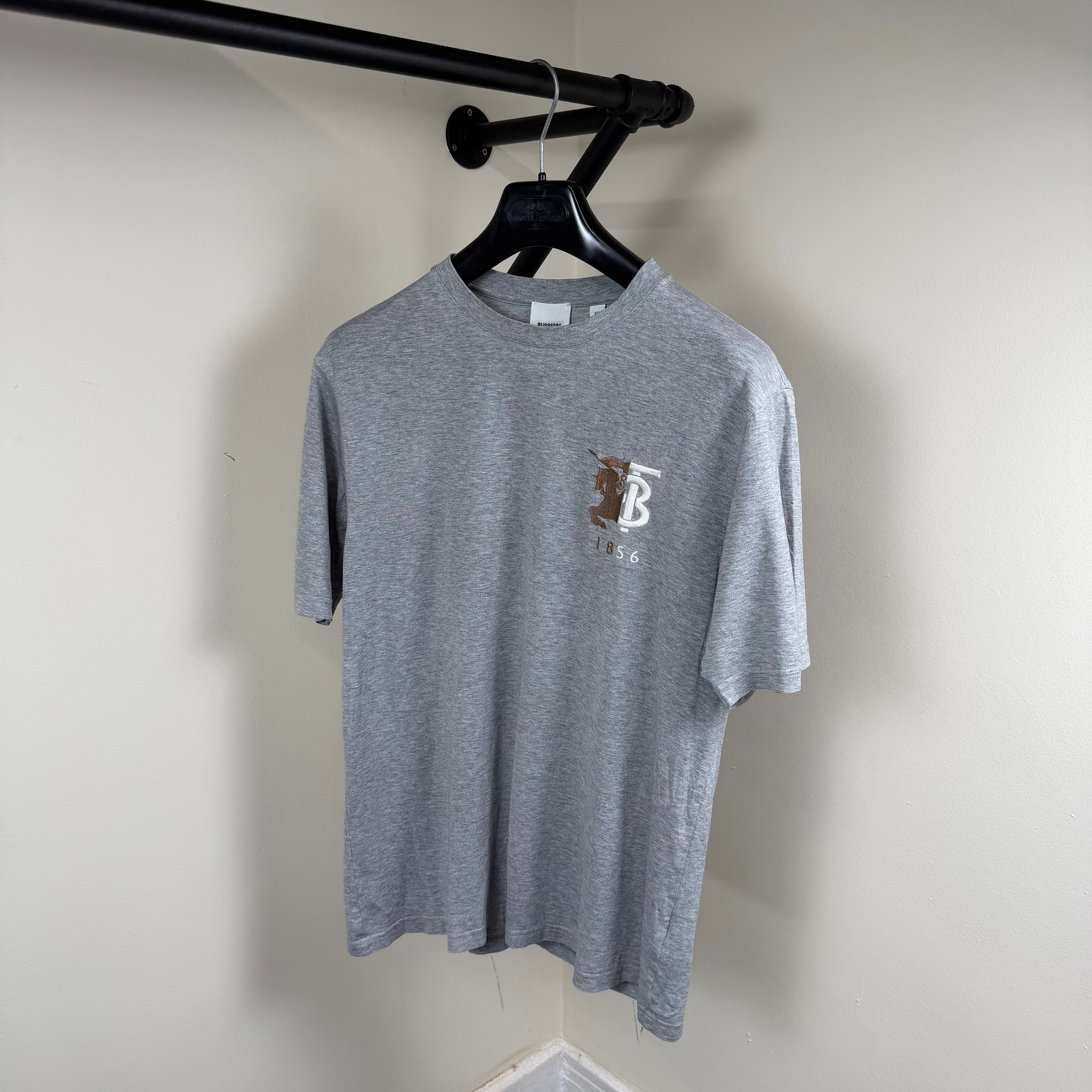 Burberry Grey TB T-Shirt - Small 19’’
