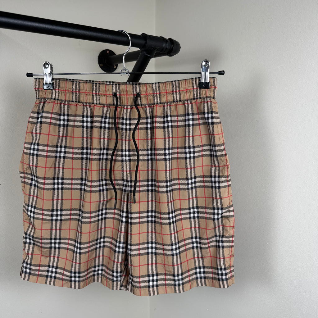 Burberry Check Swimming Short’s - Small