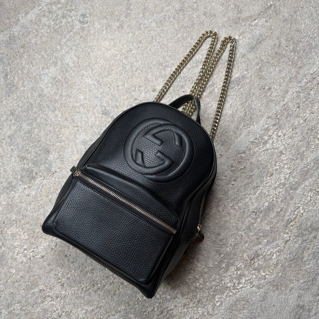 Gucci Black Leather Women’s Backpack