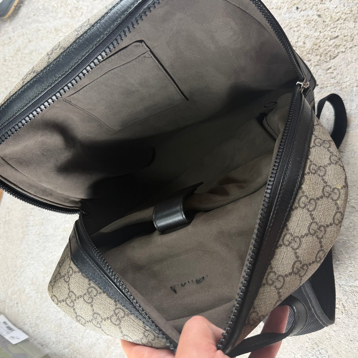 Gucci GG Supreme Canvas Backpack