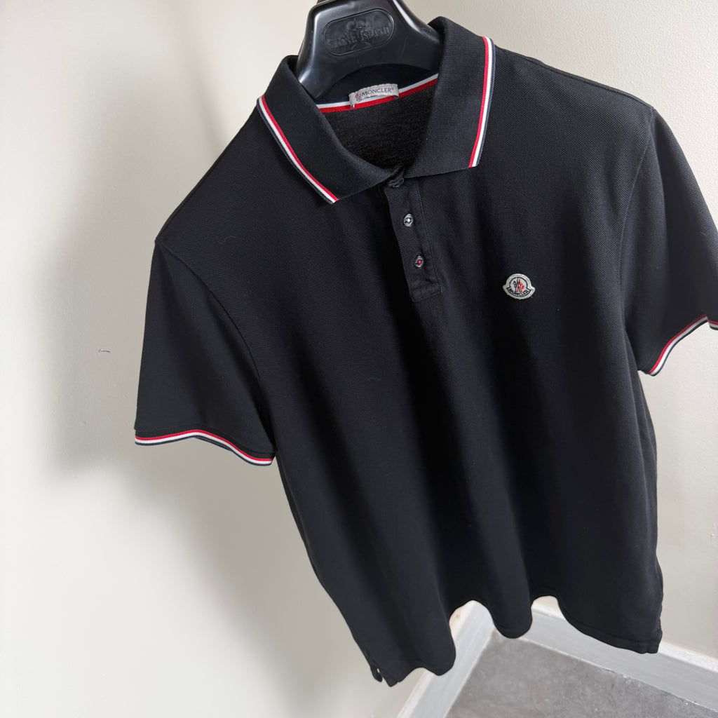 Moncler Black Polo Shirt - M/L 21’’