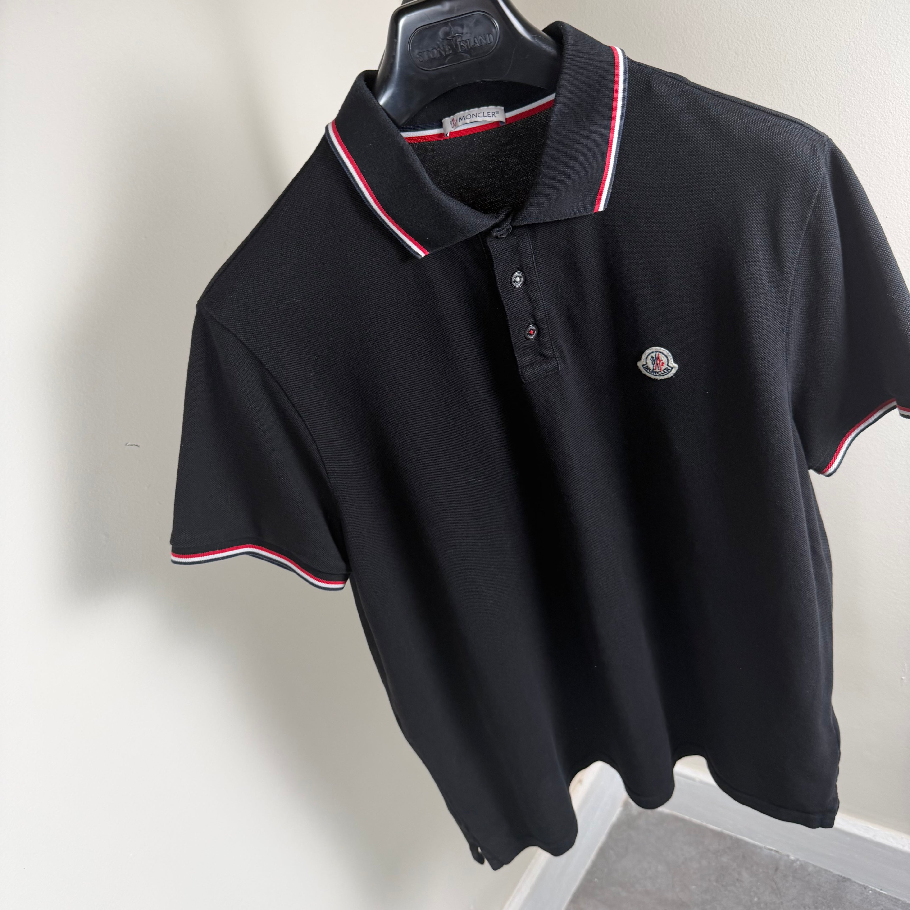Moncler Black Polo Shirt - M/L 21’’