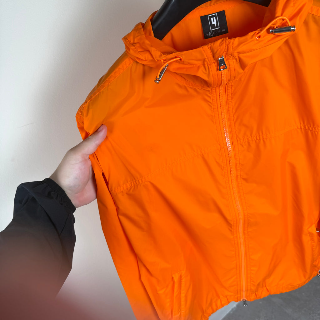 YELIR World Orange Windbreaker - S/M 21.5’’
