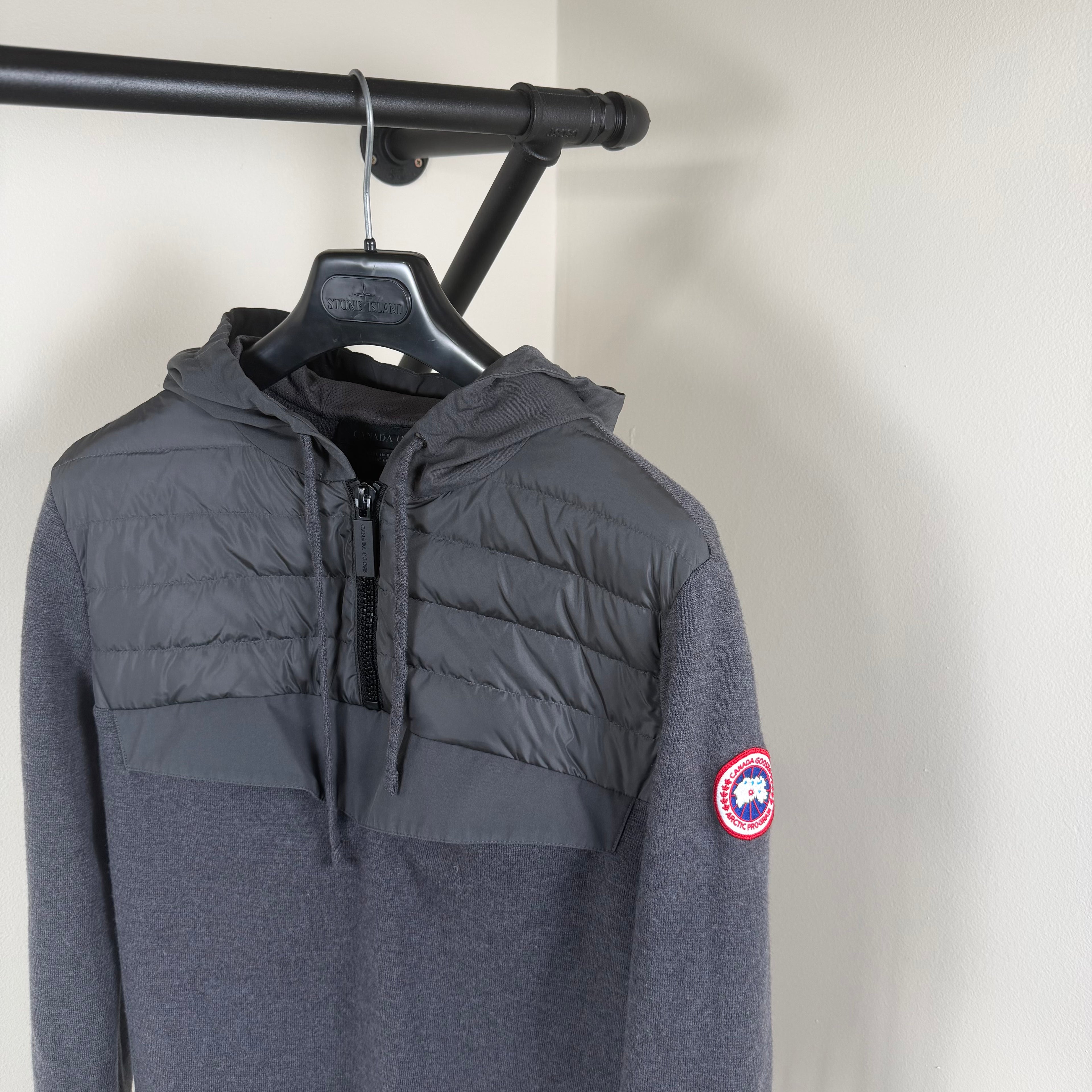 Canada Goose Hybridge Knit Anorak Grey - Medium 20.5’’
