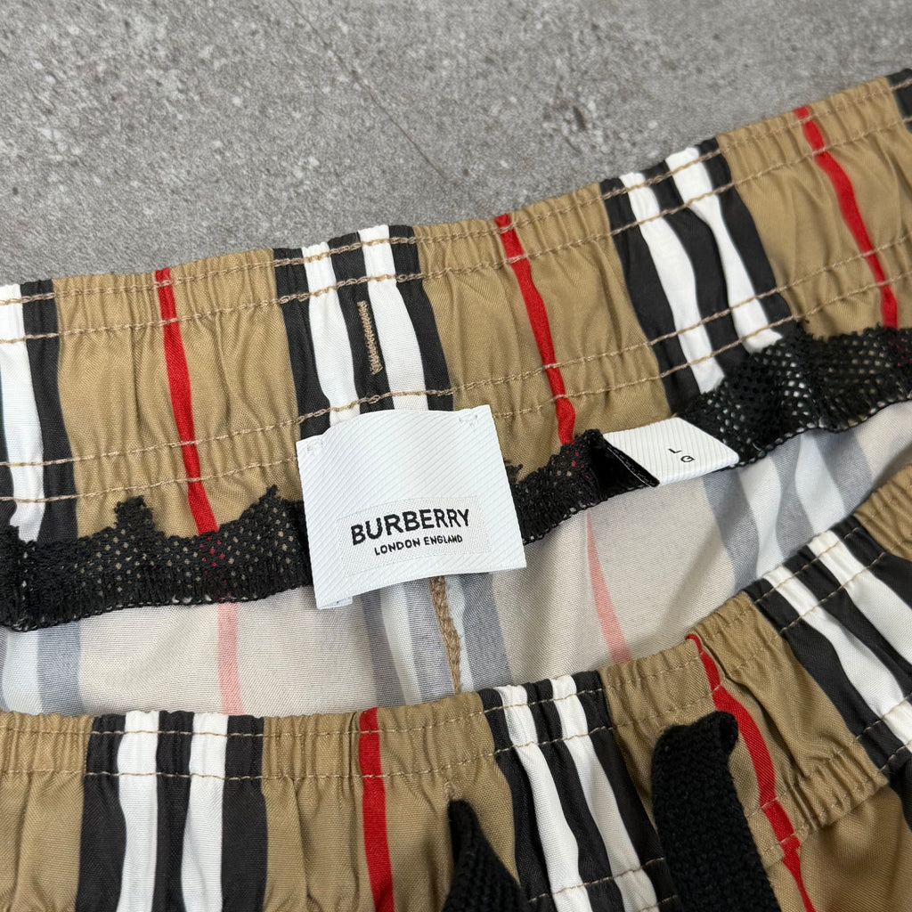 Burberry Stripe Swimming Shorts - Large