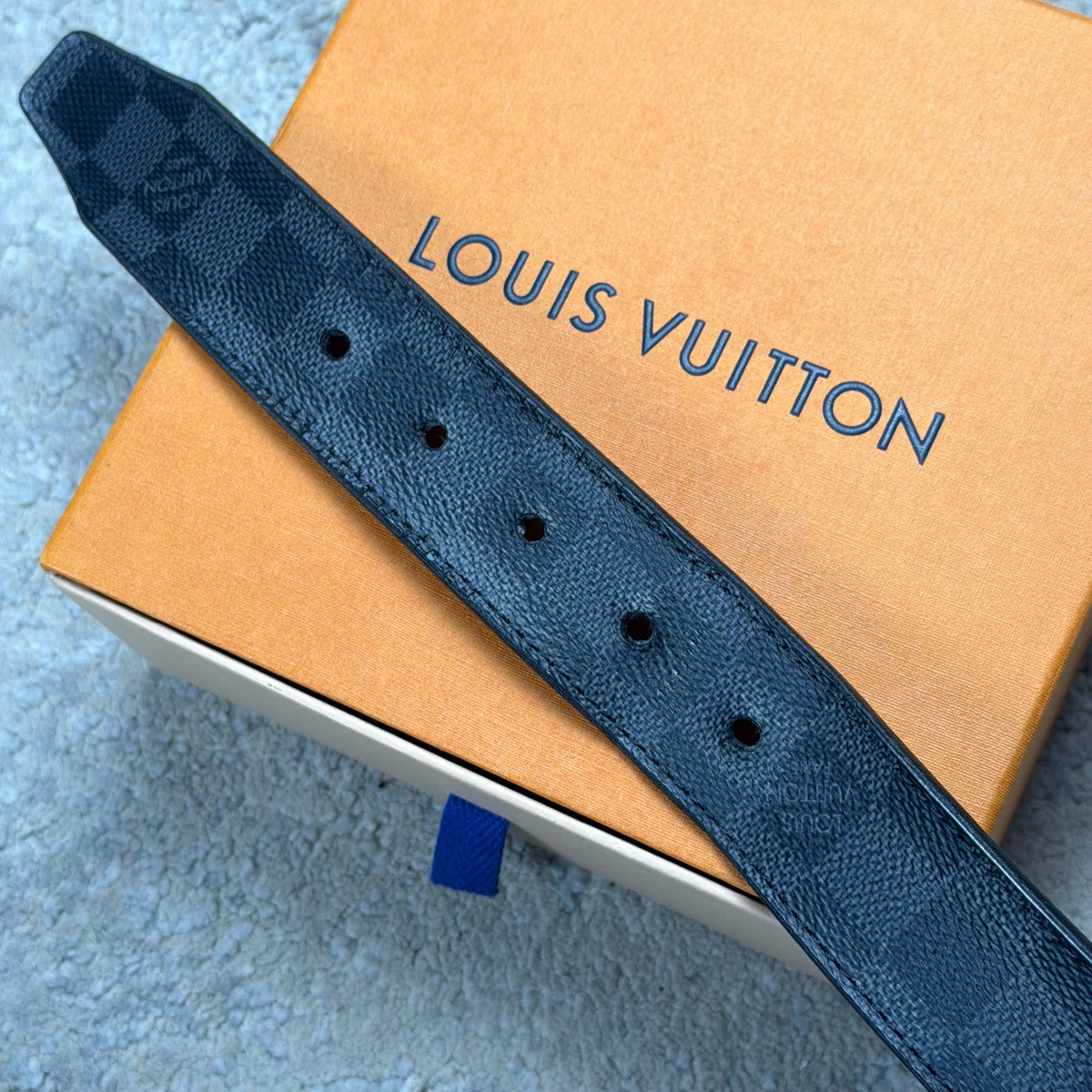 Louis Vuitton Grey Damier Belt - 30W