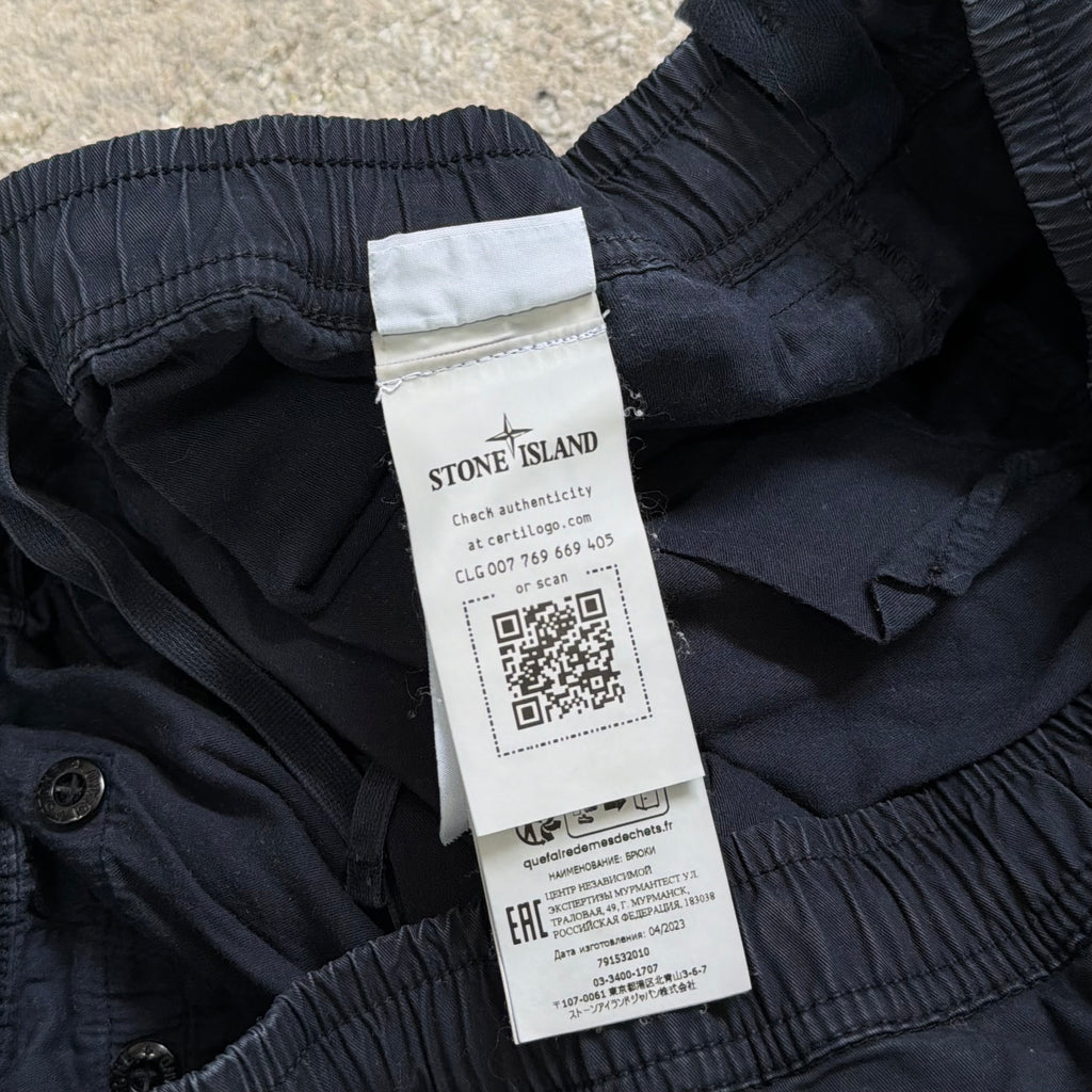 Stone Island Navy Cargo Pants - 32W